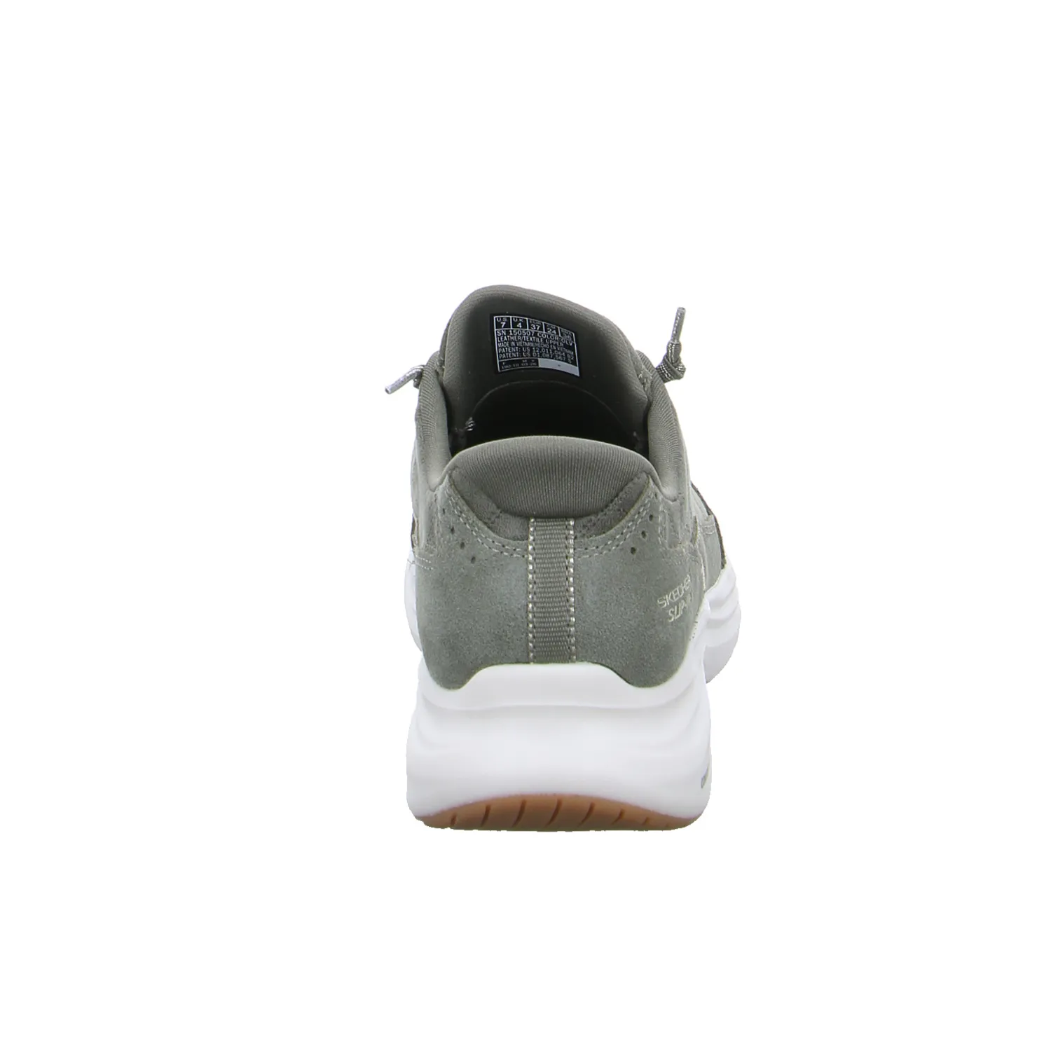 SKECHERS Sneaker Khaki Lederimitat 