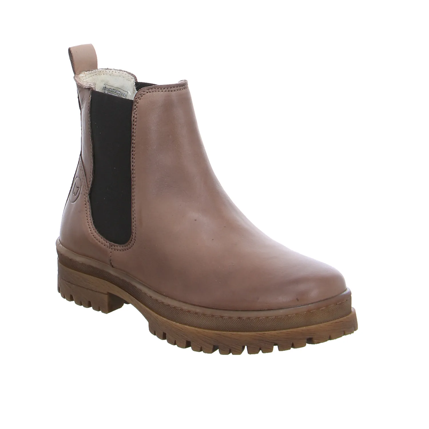 SCHUHENGEL Boot Beige Leder SCHUHENGEL Boot Beige Leder