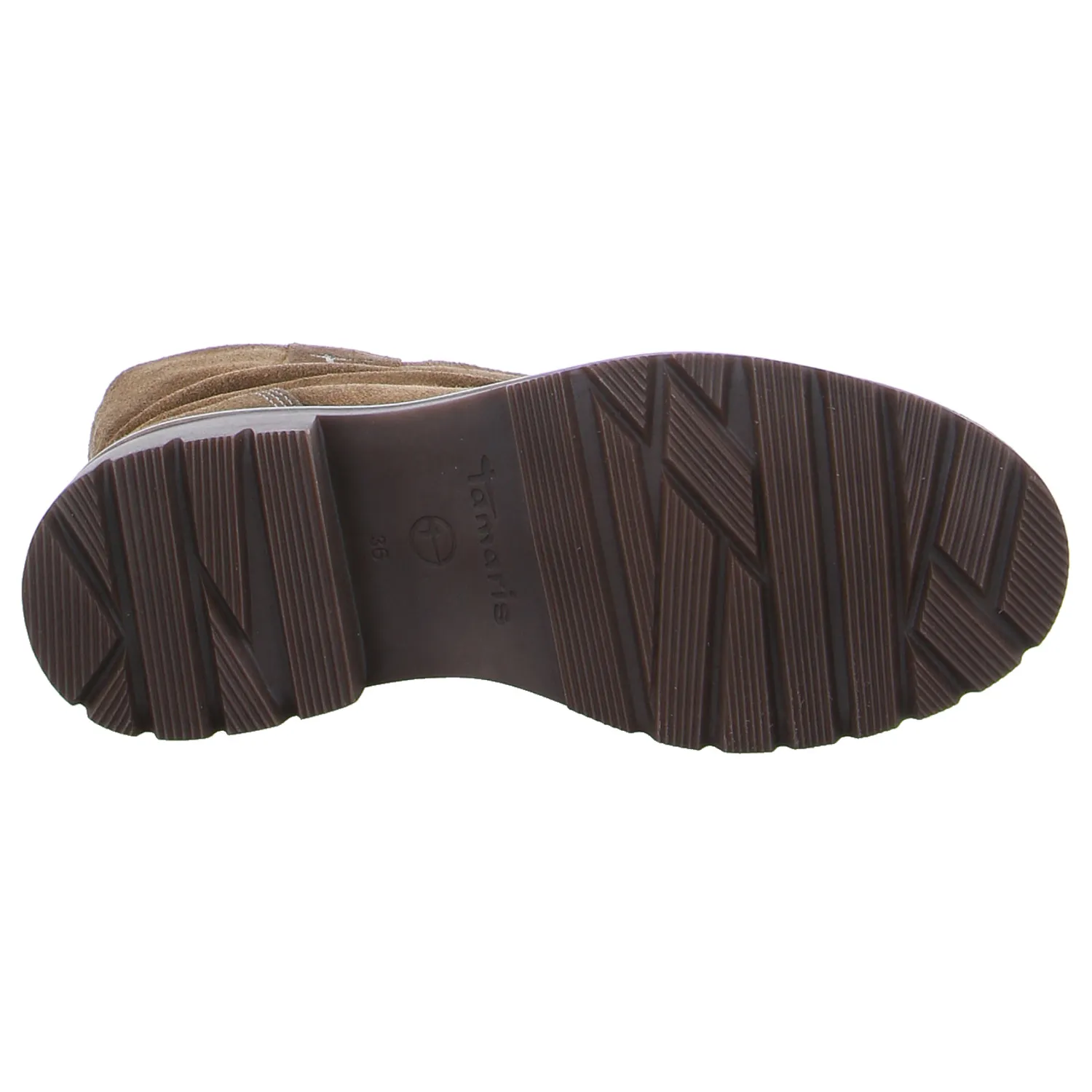 TAMARIS Boot Cognac Leder TAMARIS Boot Cognac Leder