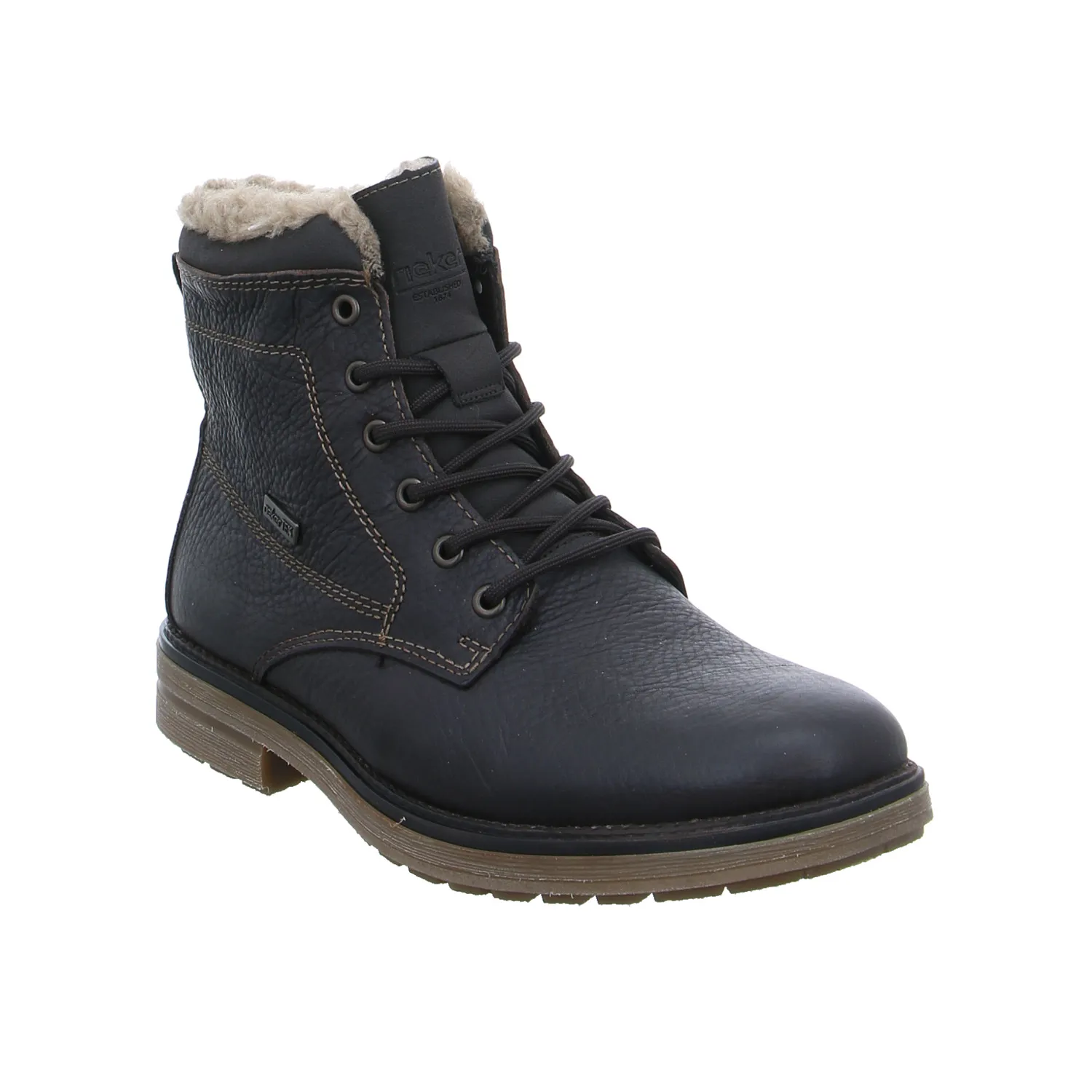 RIEKER Winter-Boots Braun Leder RIEKER Winter-Boots Braun Leder