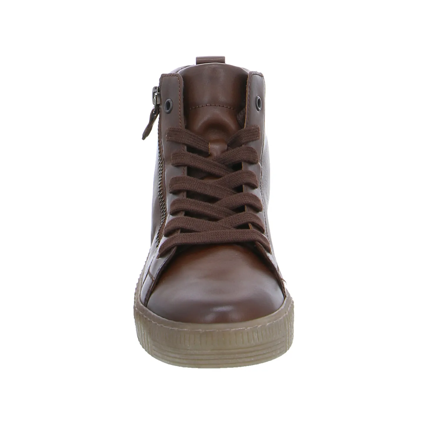 GABOR Mid Cut Sneaker Braun Leder GABOR Mid Cut Sneaker Braun Leder