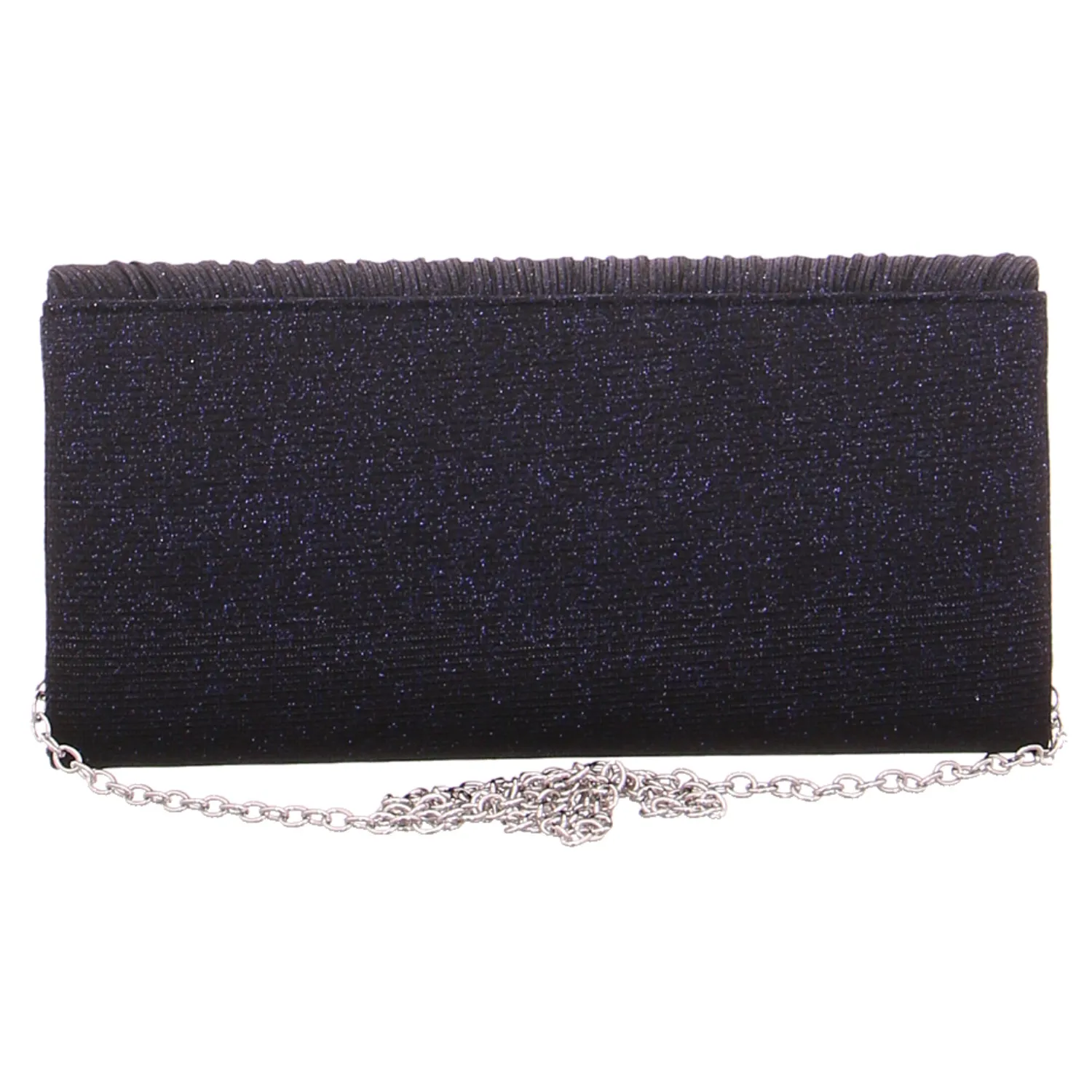 * Clutch / Abendtasche Blau Textil 