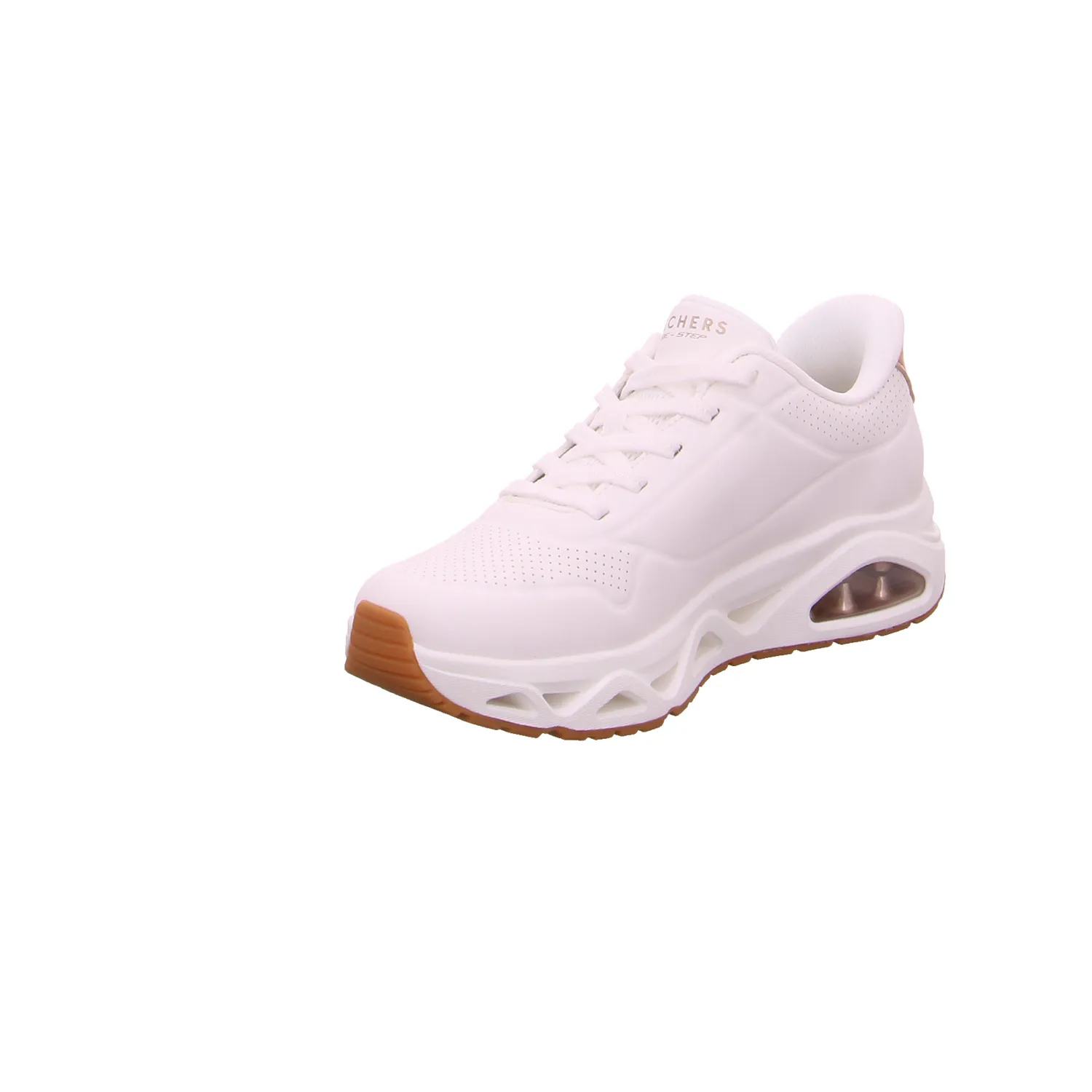 SKECHERS Sneaker Weiss Lederimitat 