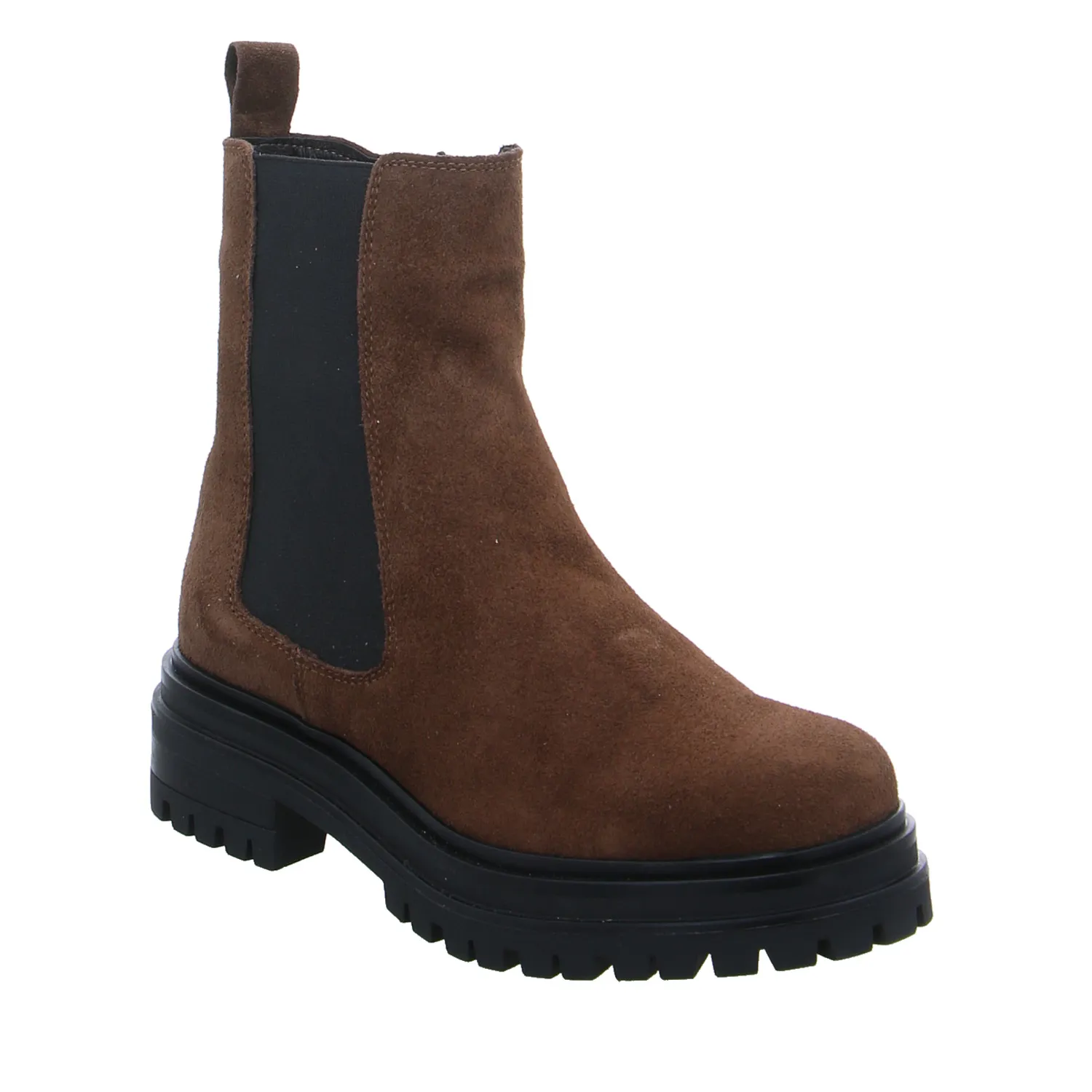 SCHUHENGEL mit 100% Wollfutter Boot Dunkelbraun Leder 