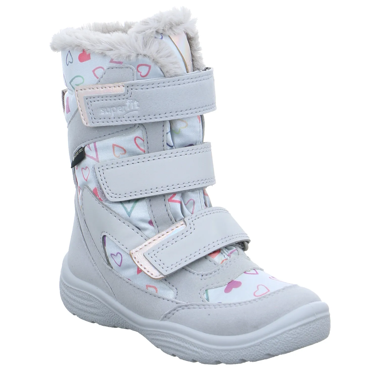 SUPERFIT Winterstiefel Mädchen-Snowboot Membrane Silber Textil SUPERFIT Winterstiefel Mädchen-Snowboot Membrane Silber Textil