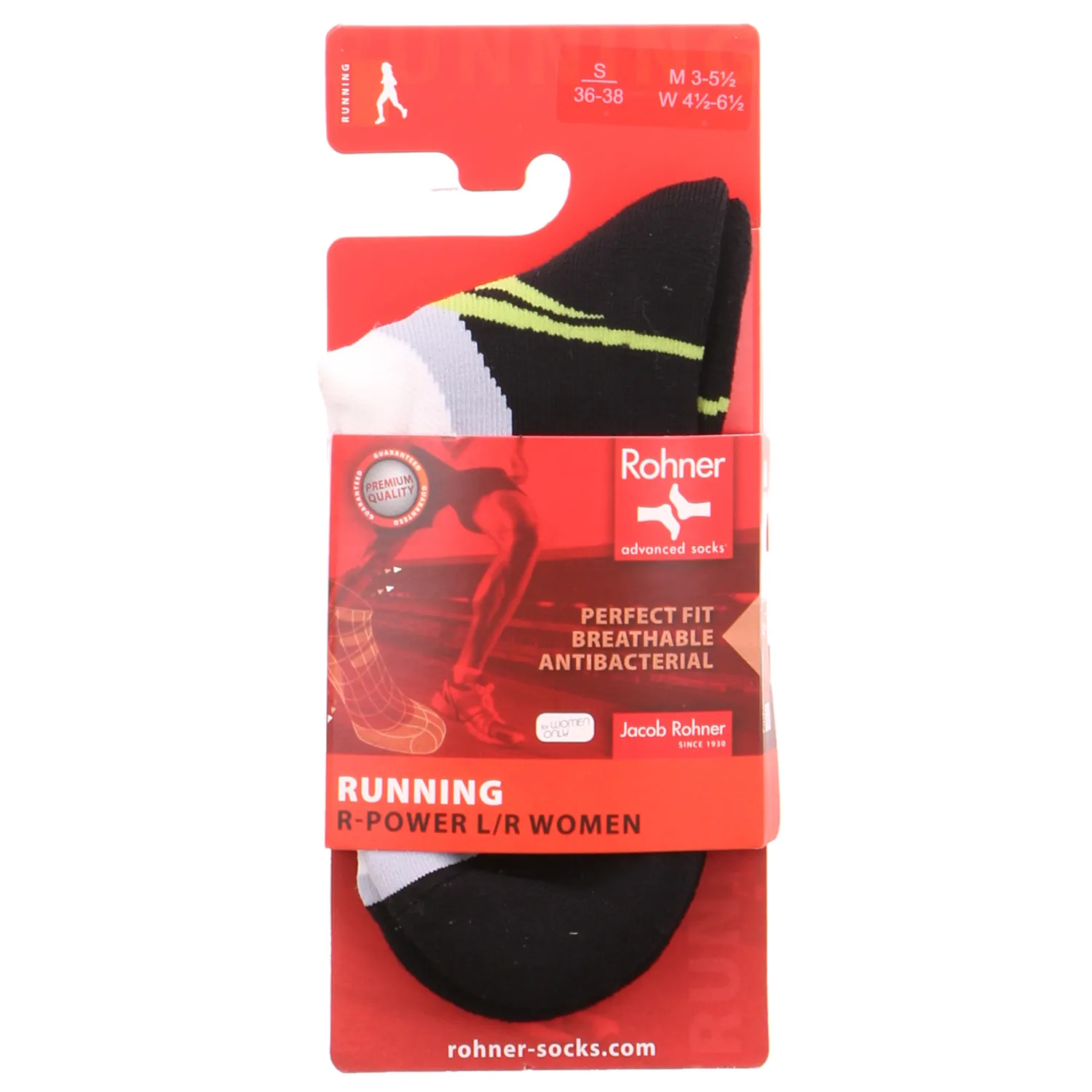 ROHNER DA, Runningsocke low cut Funktions-Socken Weiss Textil ROHNER DA, Runningsocke low cut Funktions-Socken Weiss Textil