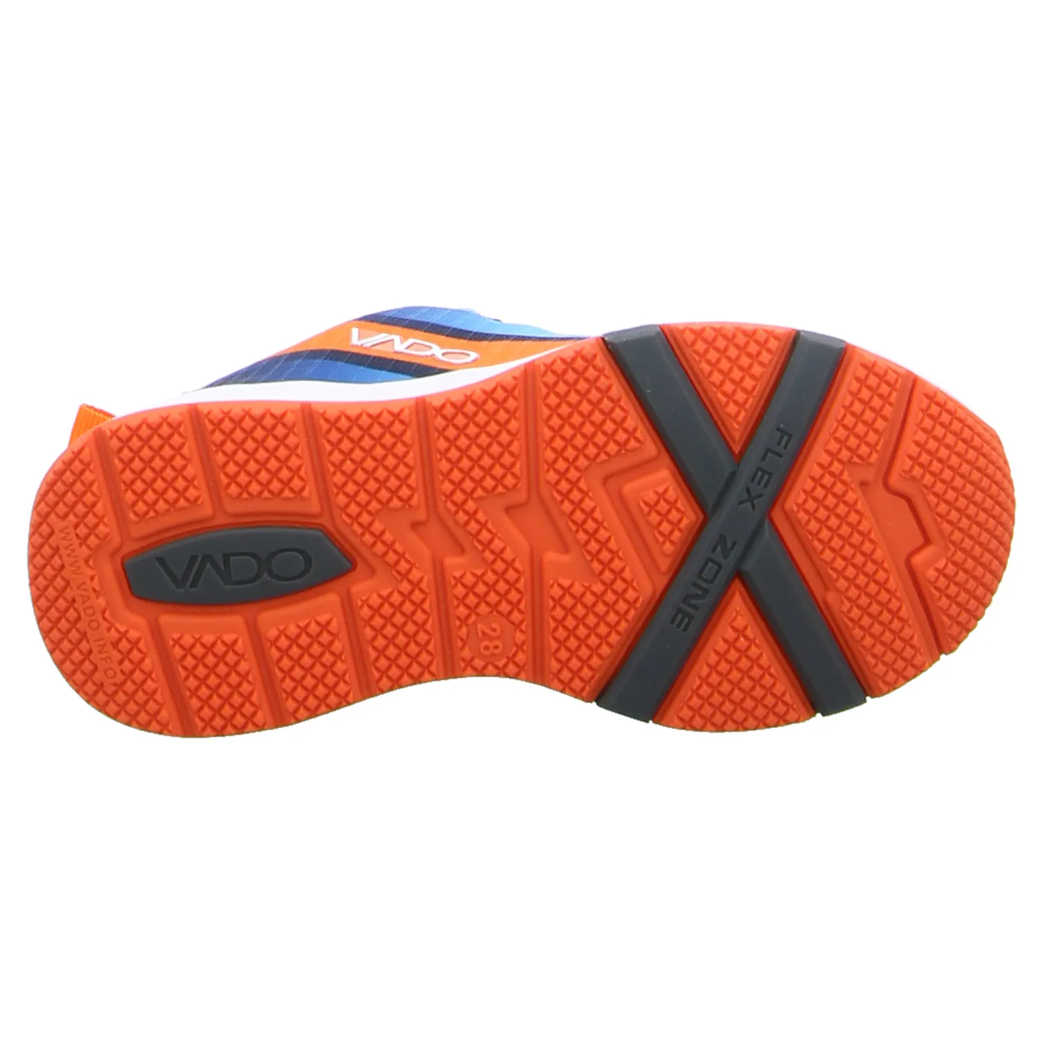 VADO Sneaker Outdoor Kleinkinder-Sport -Halbschuh Blau Textil 