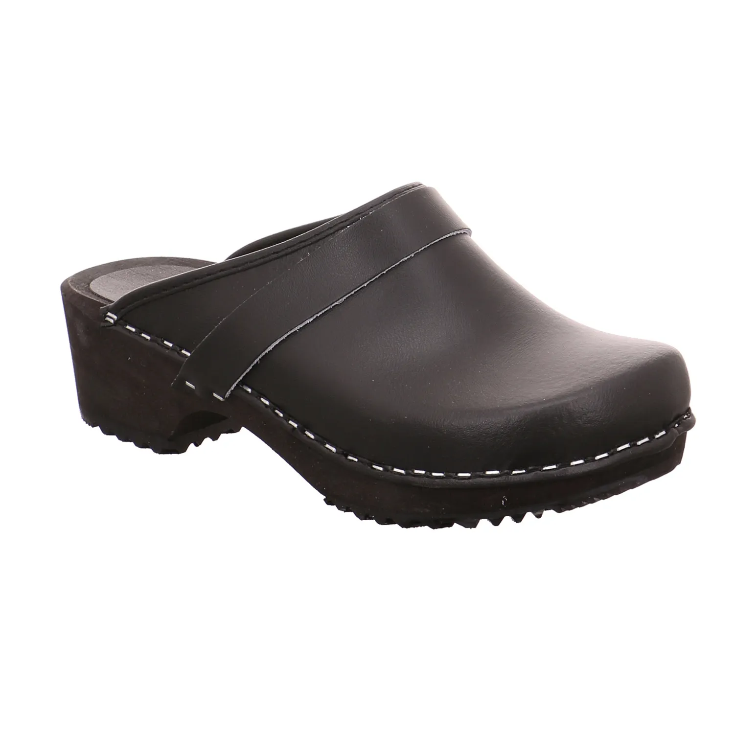 * Zoccoli / Gloggs Schwarz Leder * Zoccoli / Gloggs Schwarz Leder