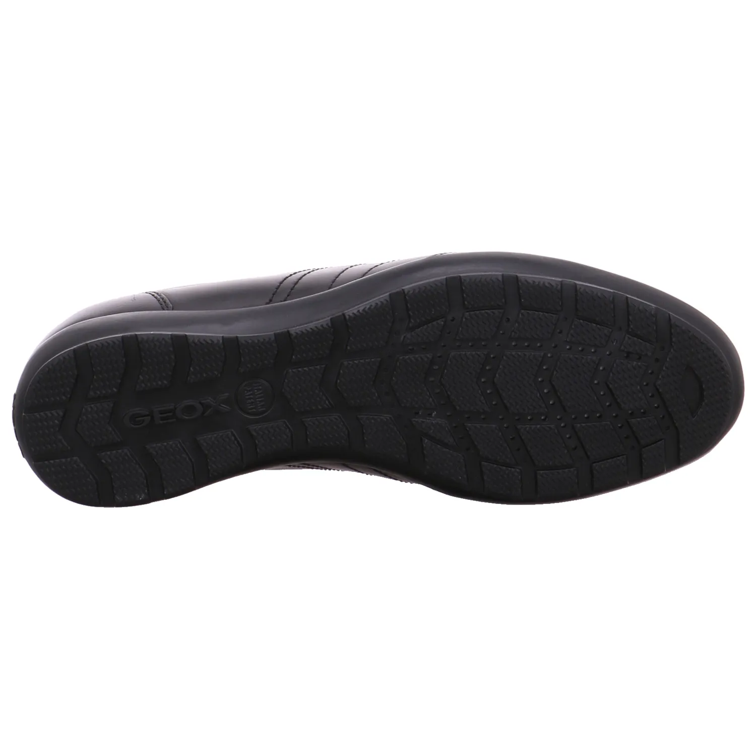 GEOX Halbschuhe Sneaker Schwarz Leder 