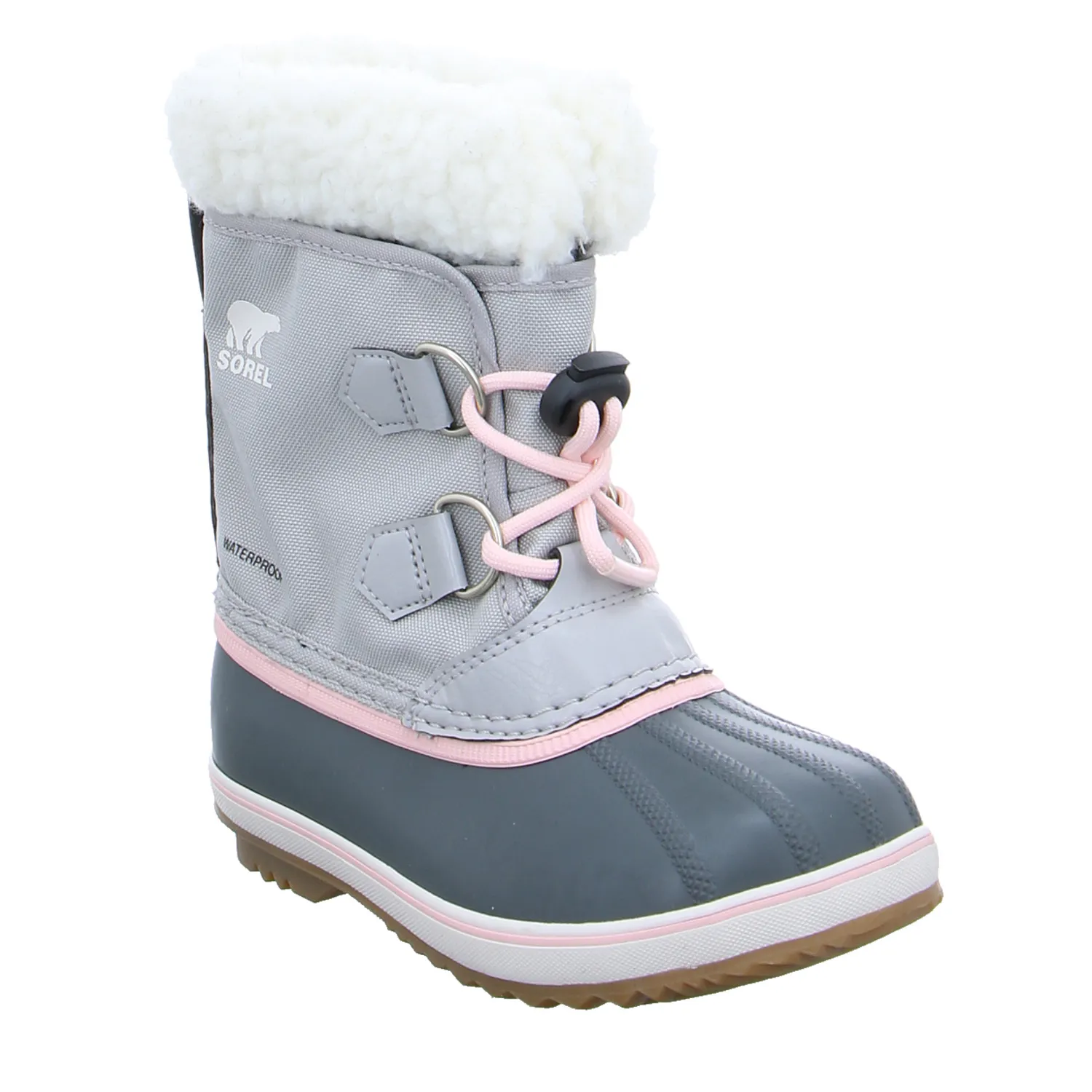 SOREL Schneestiefel Mädchen Kinder-Snowboot Silber Synthetik SOREL Schneestiefel Mädchen Kinder-Snowboot Silber Synthetik