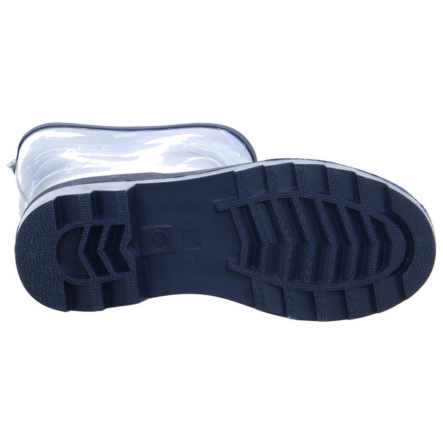 BECK Damen-Gummistiefel Blau Synthetik 