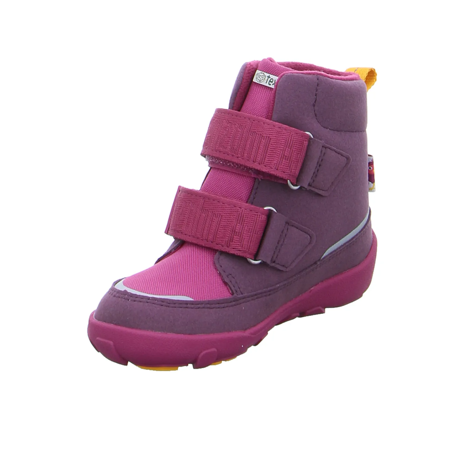 AFFENZAHN Komfortschuh Kleinkinder-Snowboot  Membran Violette Textil 