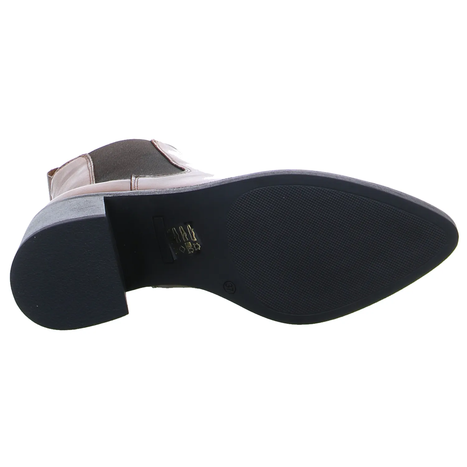 SCHUHENGEL Stiefelette Cognac Leder SCHUHENGEL Stiefelette Cognac Leder