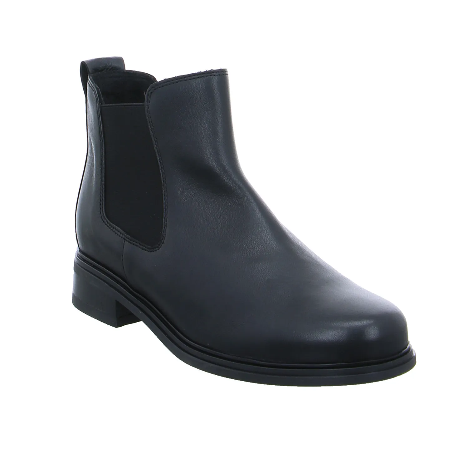 GABOR Boot Schwarz Leder 
