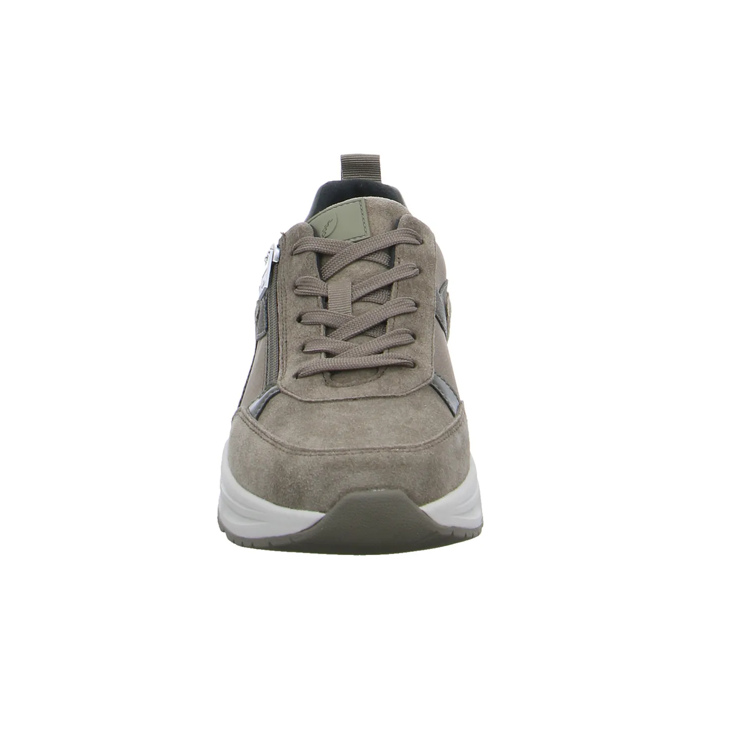 WALDLÄUFER Halbschuhe Sneaker Olive Leder WALDLÄUFER Halbschuhe Sneaker Olive Leder