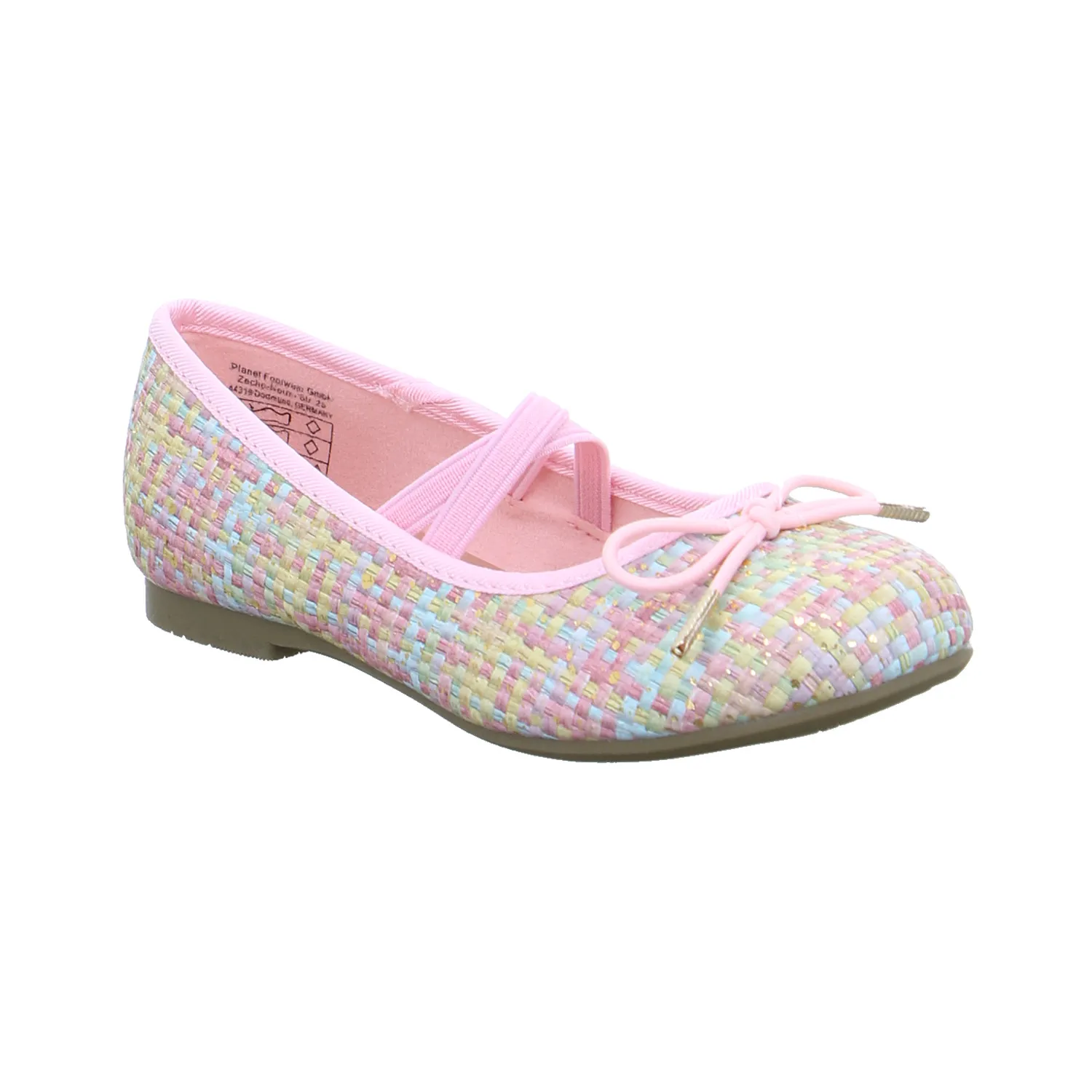 INDIGO Festlicher Schuh Mädchen-Ballerina Multicolor Textil INDIGO Festlicher Schuh Mädchen-Ballerina Multicolor Textil