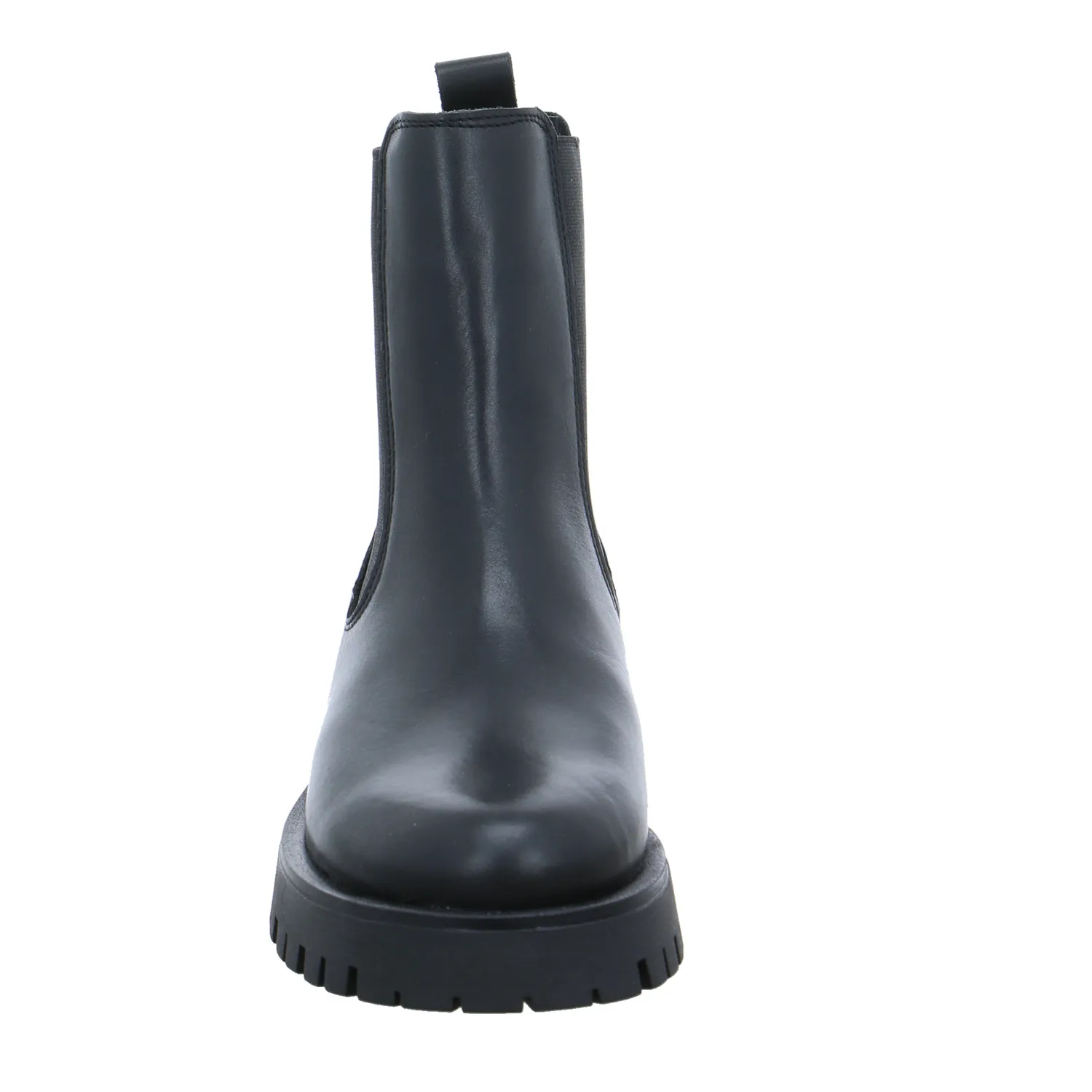 SCHUHENGEL Boot Schwarz Leder SCHUHENGEL Boot Schwarz Leder