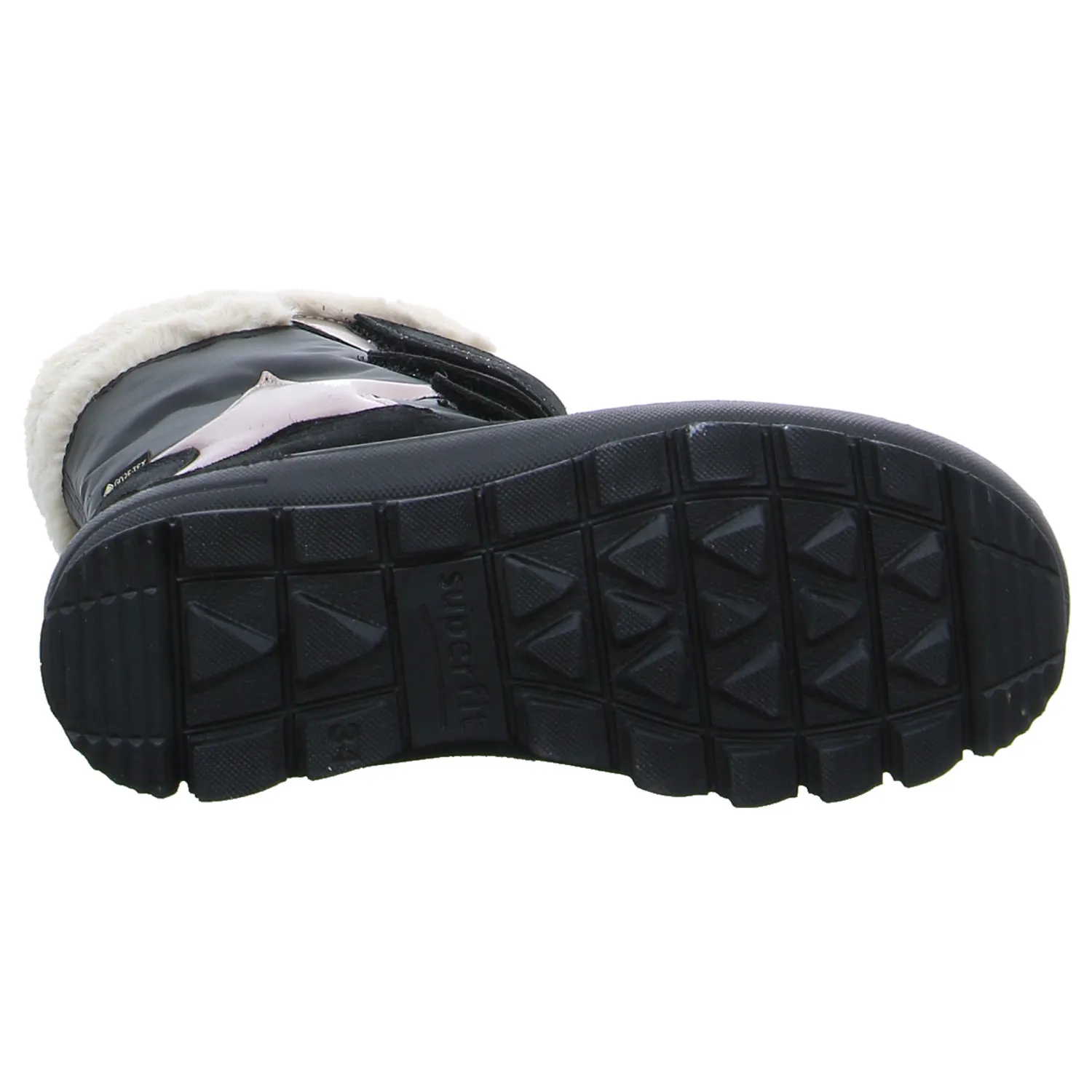 SUPERFIT Mädchen Winterstiefel Mädchen-Snowboot Membrane Schwarz Textil SUPERFIT Mädchen Winterstiefel Mädchen-Snowboot Membrane Schwarz Textil