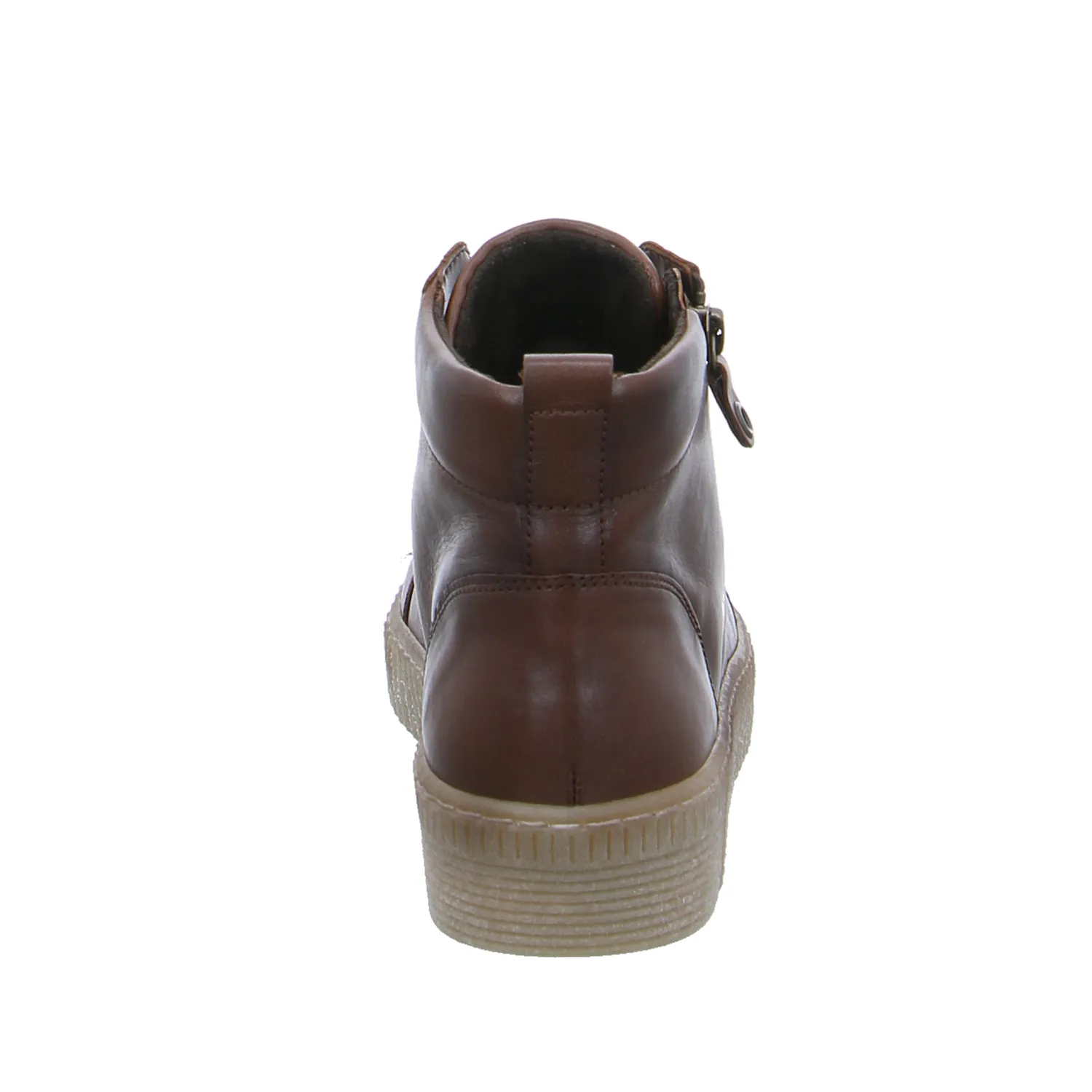 GABOR Mid Cut Sneaker Braun Leder GABOR Mid Cut Sneaker Braun Leder