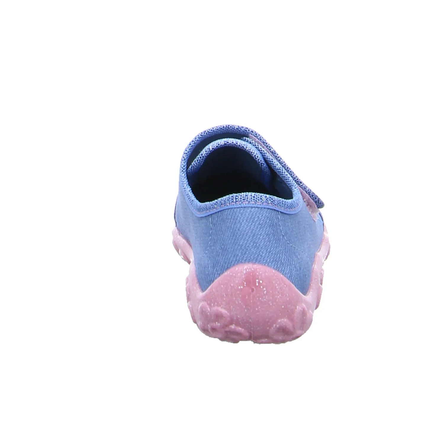 SUPERFIT Mädchenhausschuh Kinder-Hausschuh Blau Textil 
