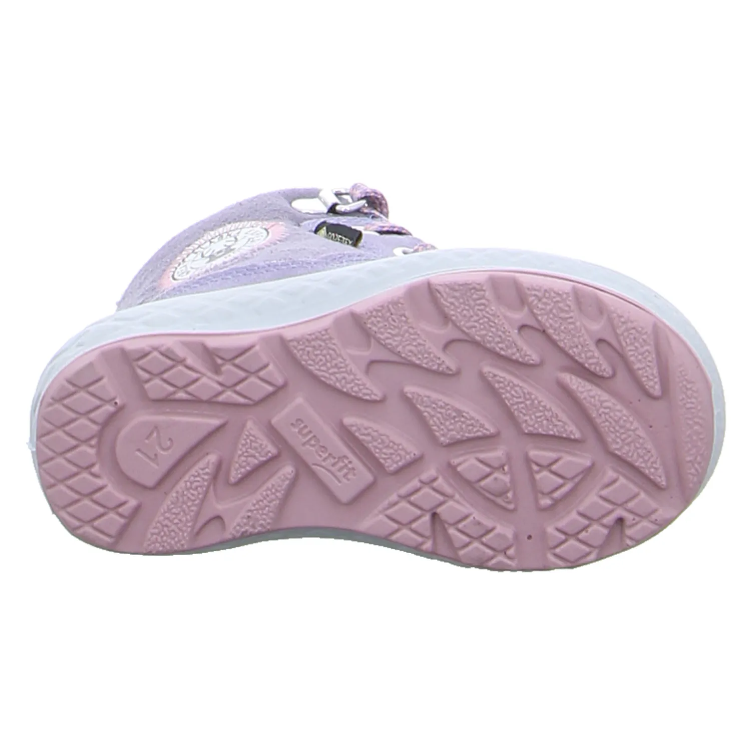 SUPERFIT Kleinkinder-Winter-Bottine Flieder Textil  Baby-Boot 