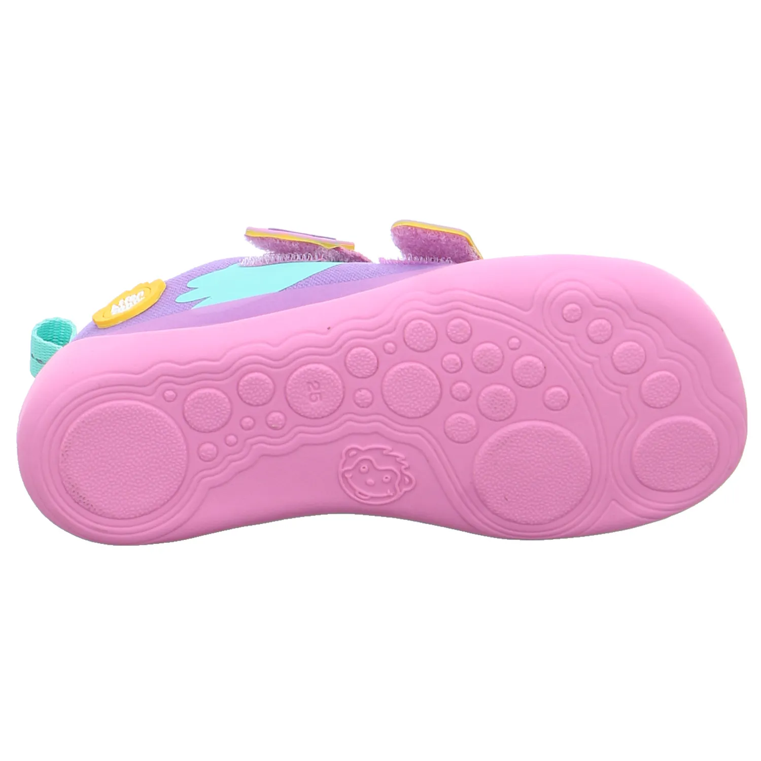 AFFENZAHN Komfortschuh Kleinkinder-Halbschuh Klett Flieder Textil 