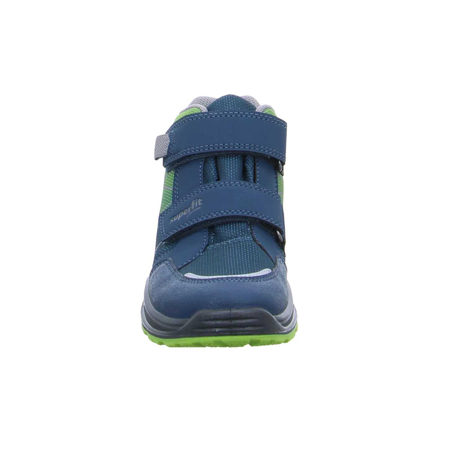 SUPERFIT Sneaker high Kleinkinder-Halbschuh Klett Blau Textil 