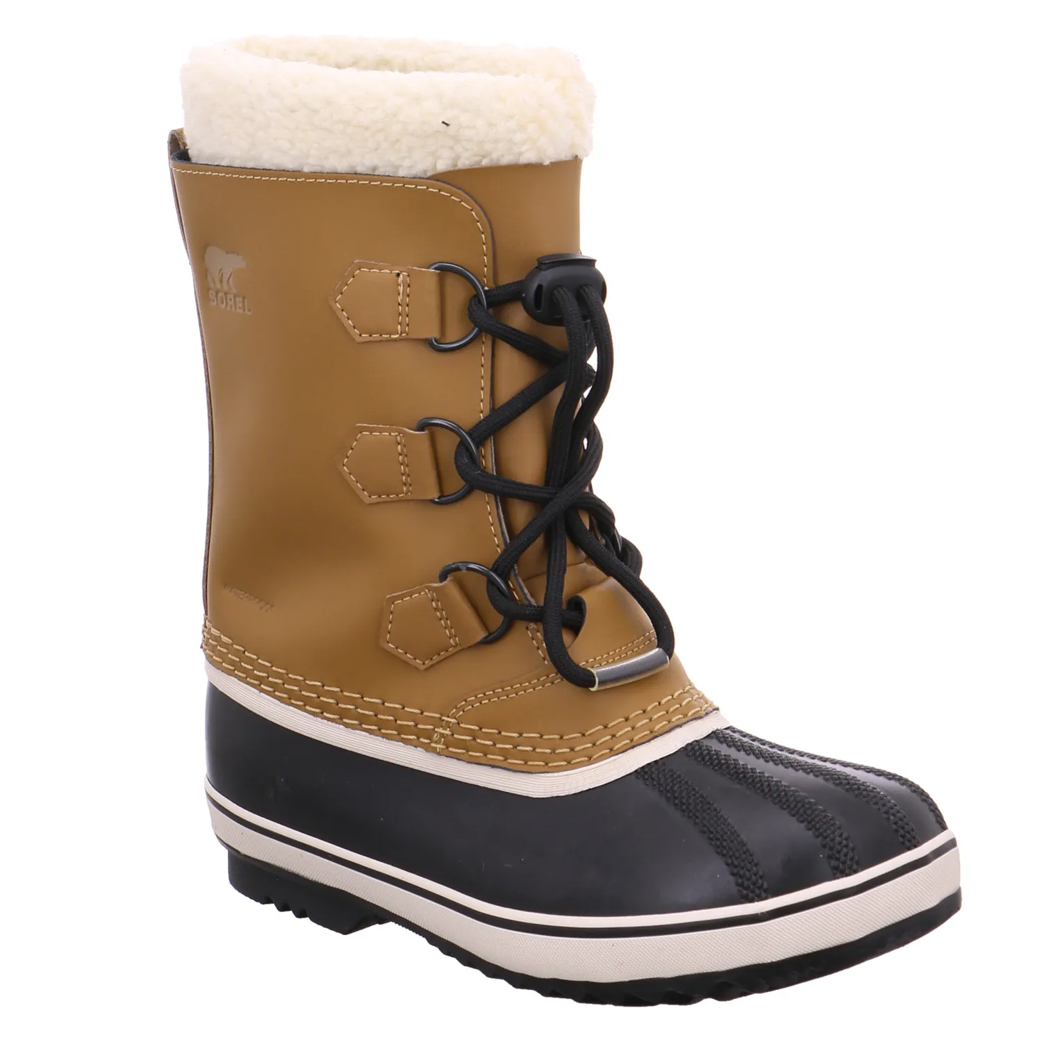 SOREL Schneestiefel Kinder-Snowboot Cognac Leder SOREL Schneestiefel Kinder-Snowboot Cognac Leder