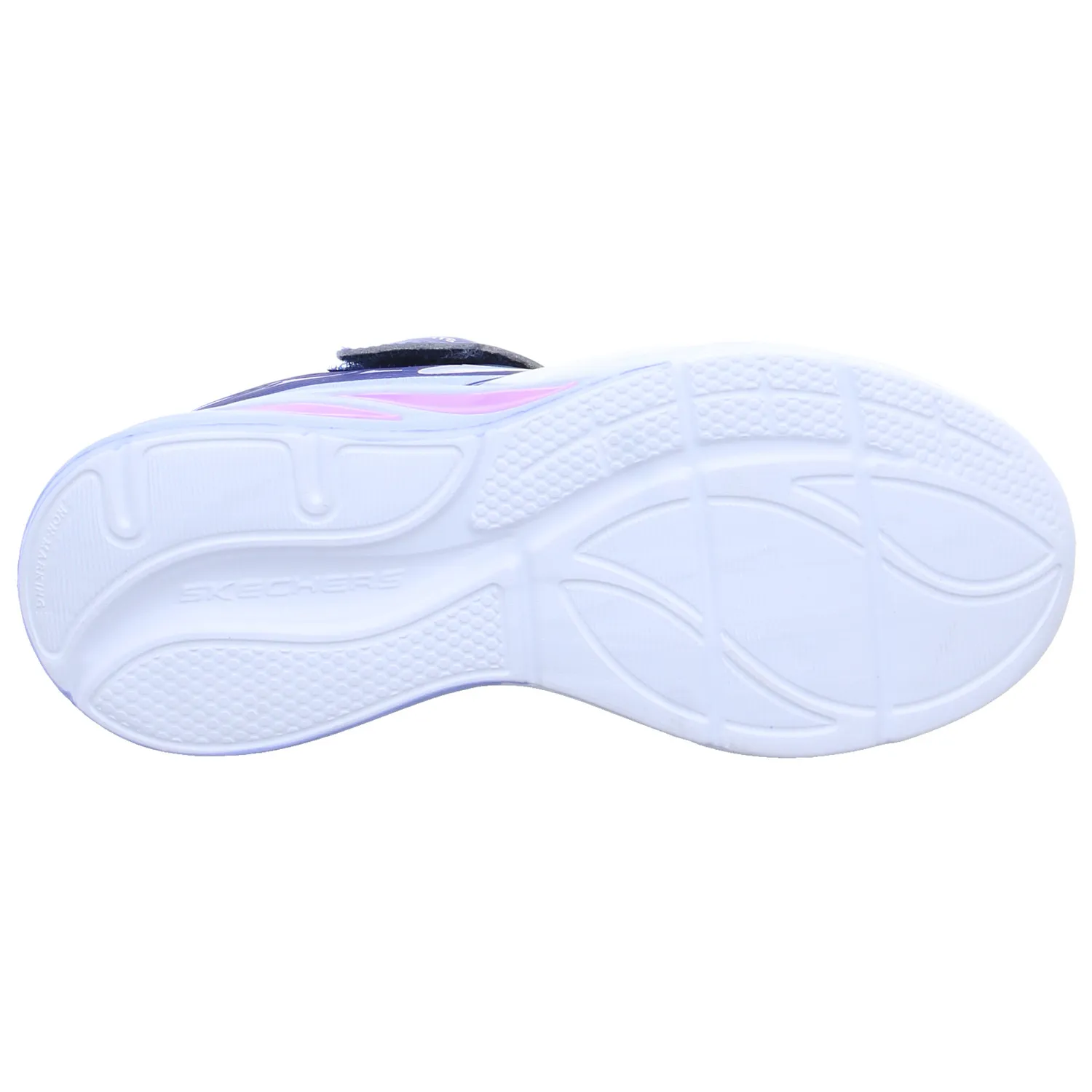 SKECHERS Sneaker Mädchen-Halbschuh Klett Blau Textil SKECHERS Sneaker Mädchen-Halbschuh Klett Blau Textil