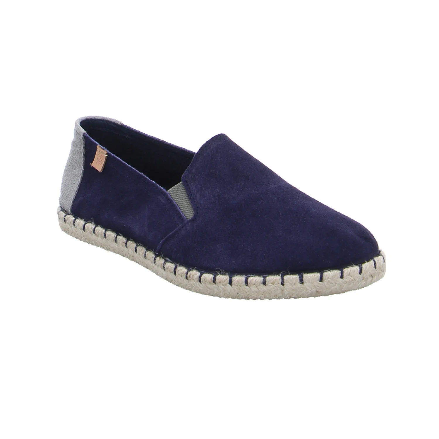 * Halbschuh-Schlüpfer Blau Leder * Halbschuh-Schlüpfer Blau Leder