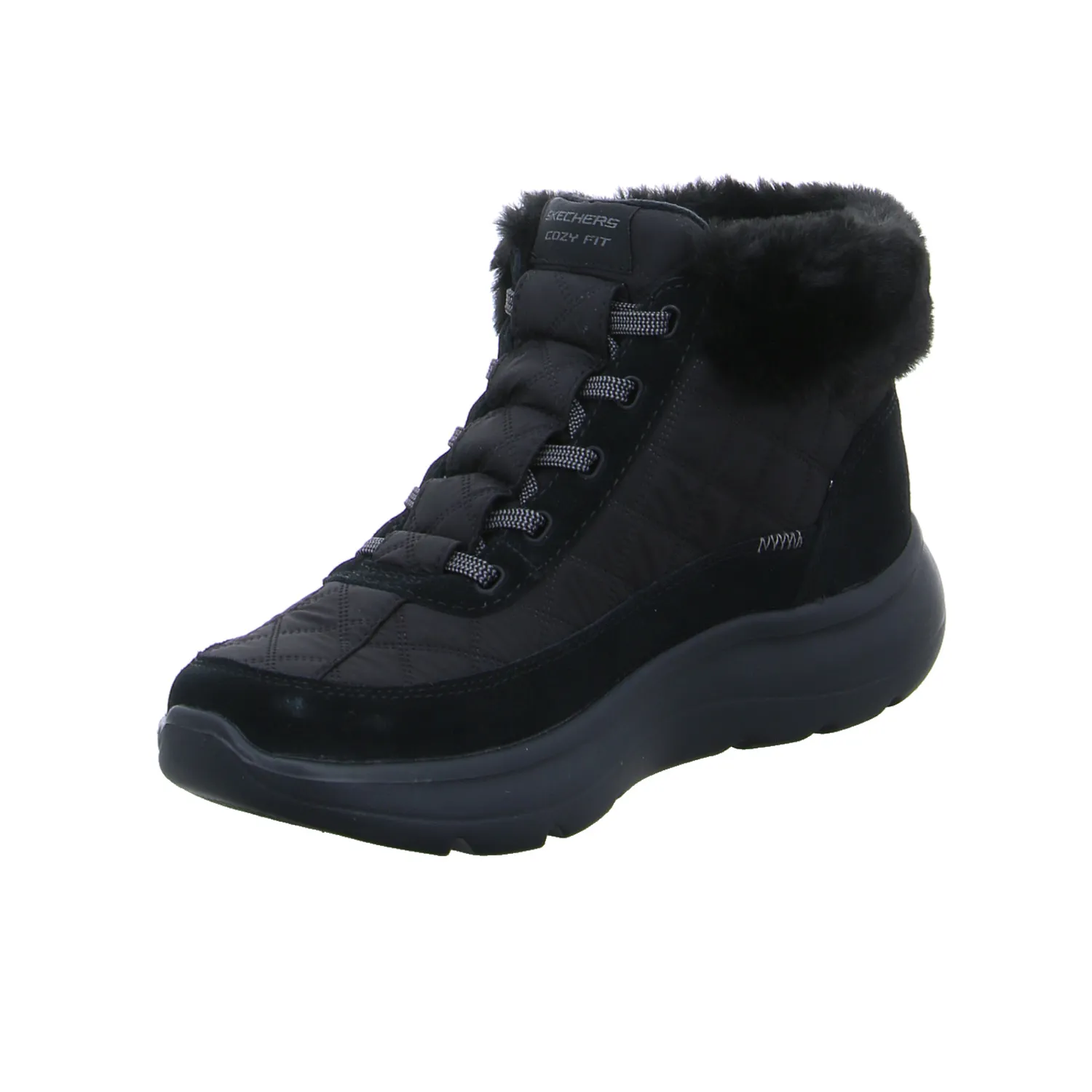SKECHERS Snowboot Schwarz Lederimitat SKECHERS Snowboot Schwarz Lederimitat