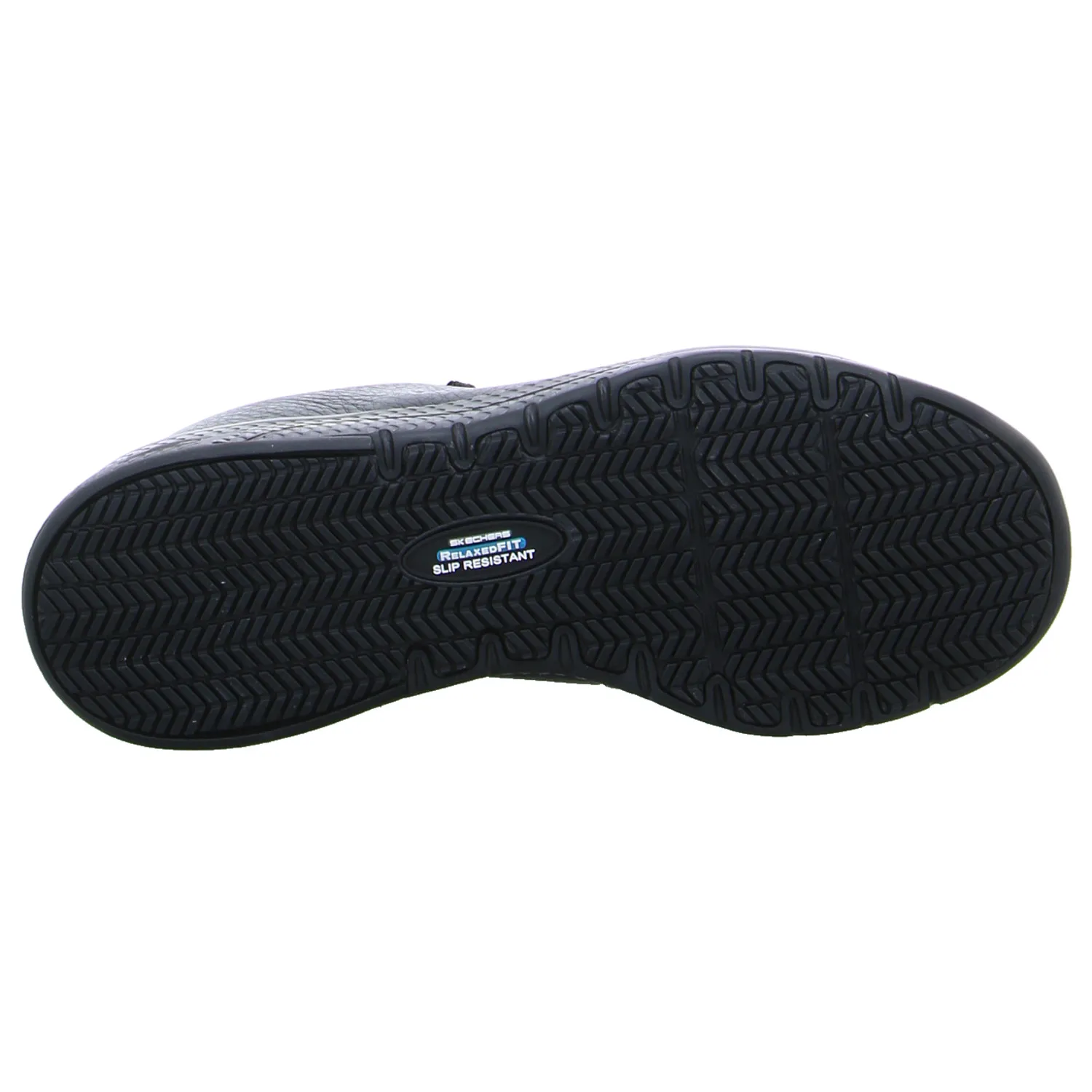 SKECHERS Skechers Work 108010EC-BLK | Slipper Schwarz Leder SKECHERS Skechers Work 108010EC-BLK | Slipper Schwarz Leder