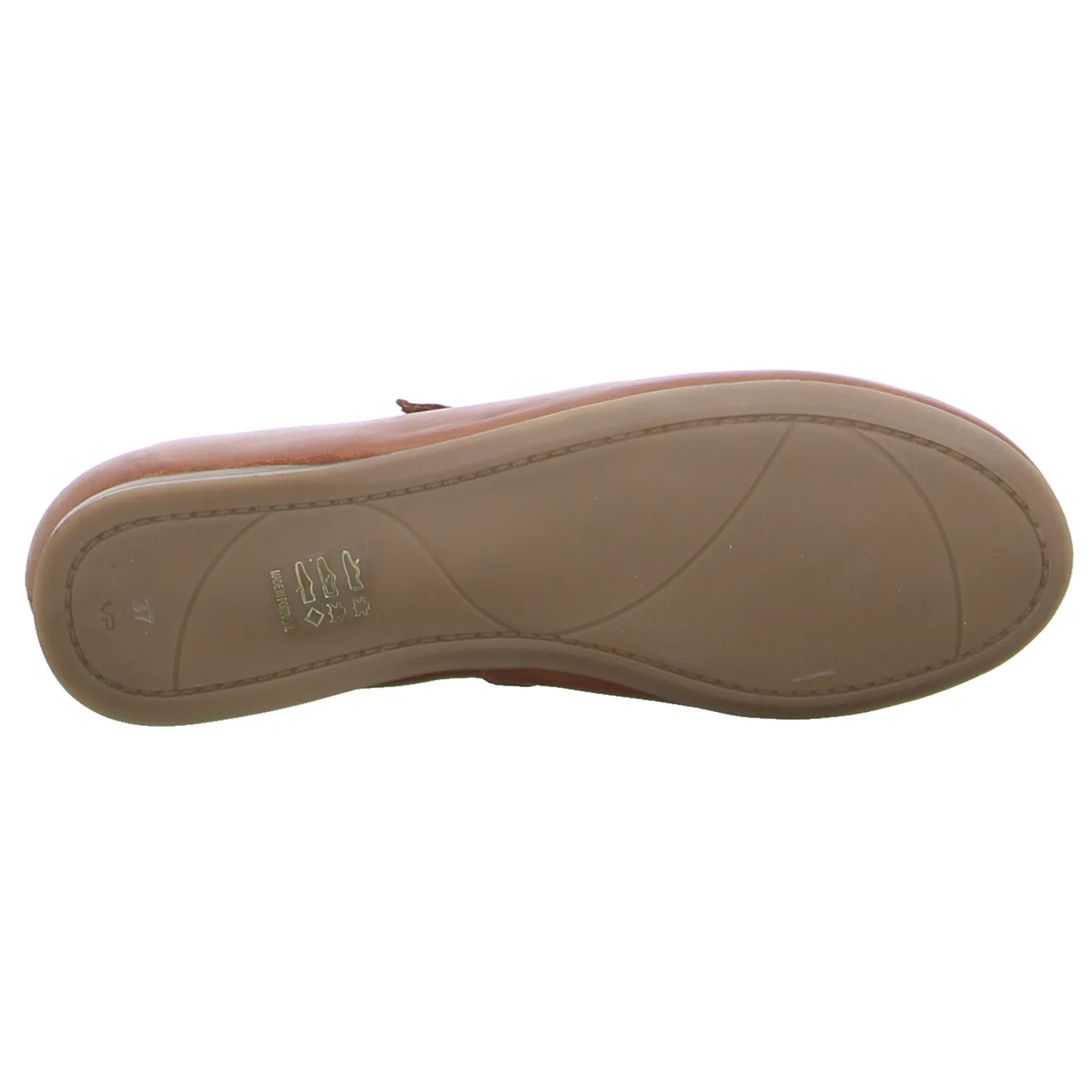 SCHUHENGEL Ballerina Cognac Leder SCHUHENGEL Ballerina Cognac Leder
