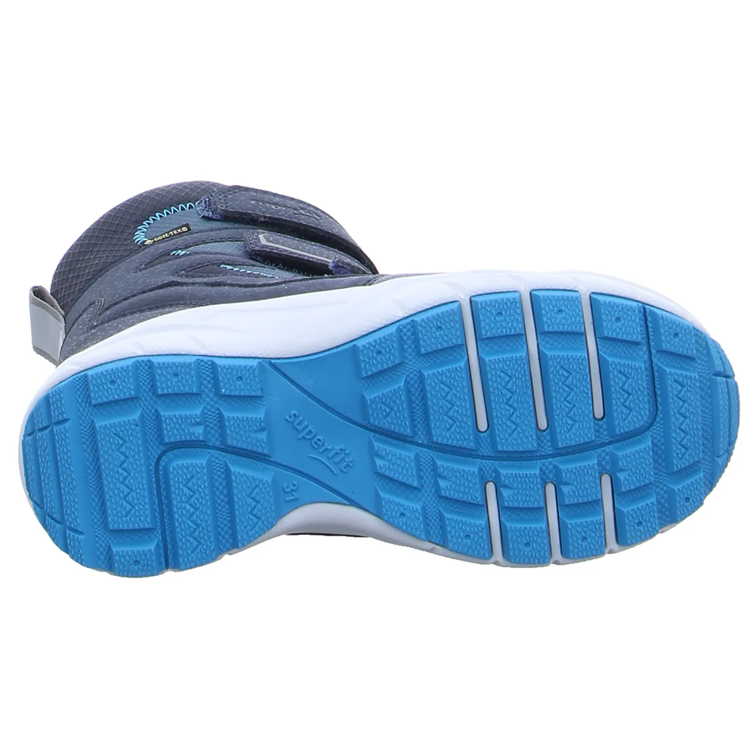 SUPERFIT Winterstiefel Kleinkinder-Snowboot  Membran Blau Textil 