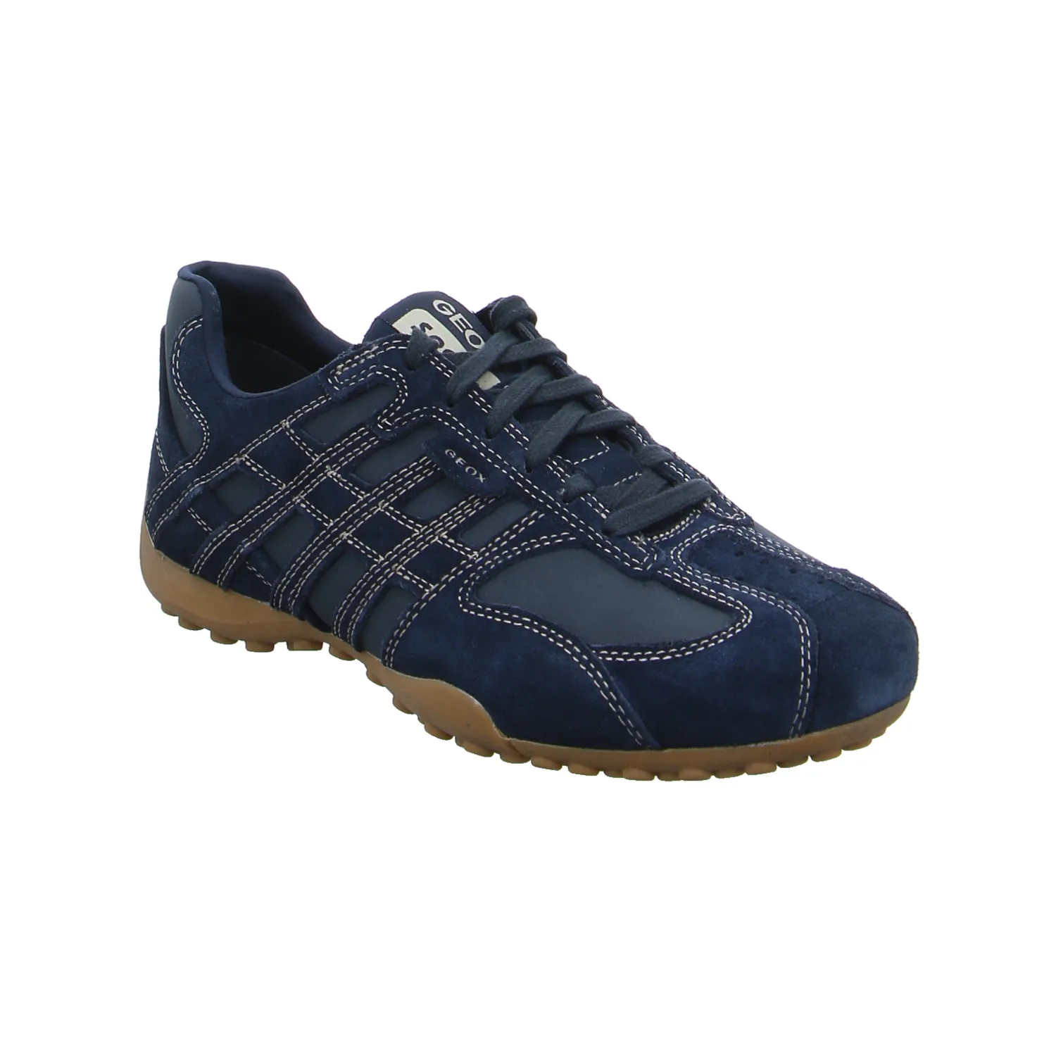 GEOX Binder Halbschuhe Sneaker Blau Leder GEOX Binder Halbschuhe Sneaker Blau Leder