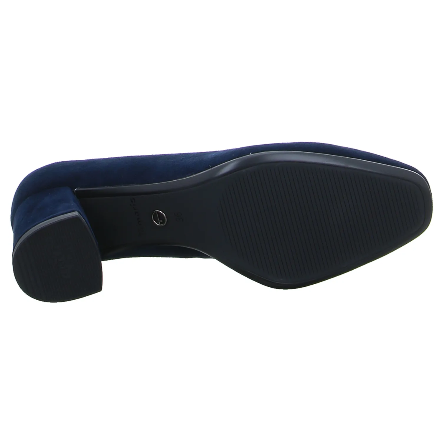 TAMARIS Pumps Blau Leder 