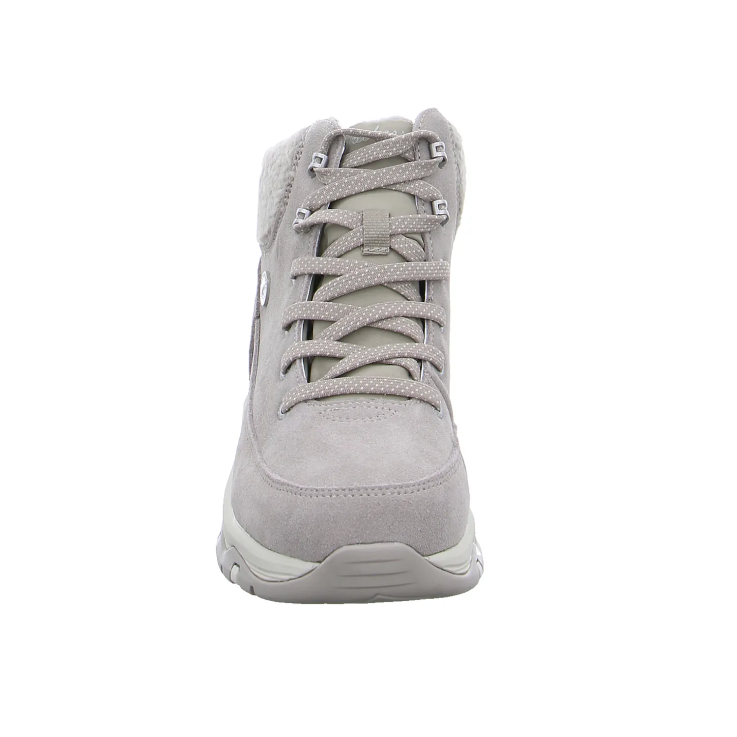 SKECHERS Snowboot Taupe Leder 