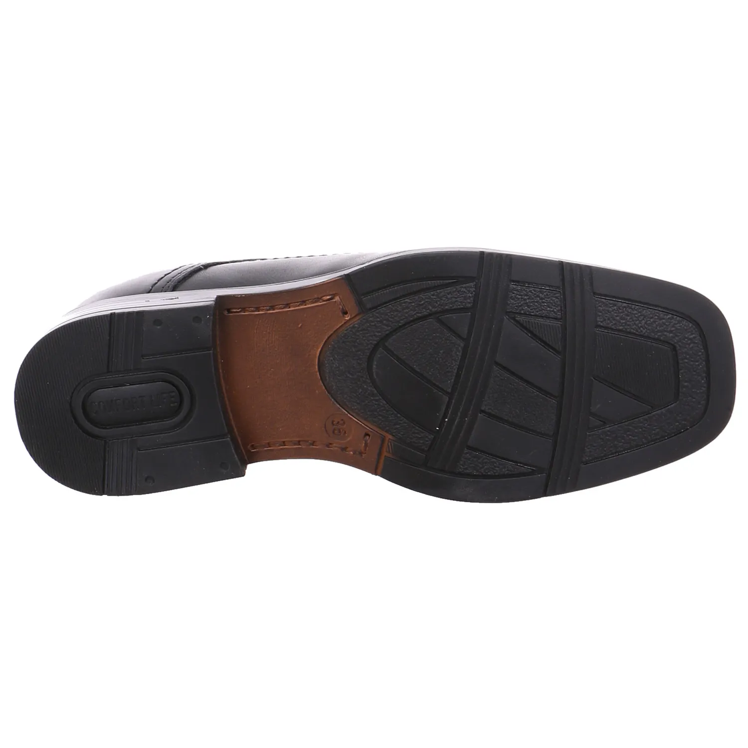 CARRERA PANAMERICANA Eleganter Jungenschuh Jungen-Halbschuh Binder Schwarz Leder CARRERA PANAMERICANA Eleganter Jungenschuh Jungen-Halbschuh Binder Schwarz Leder