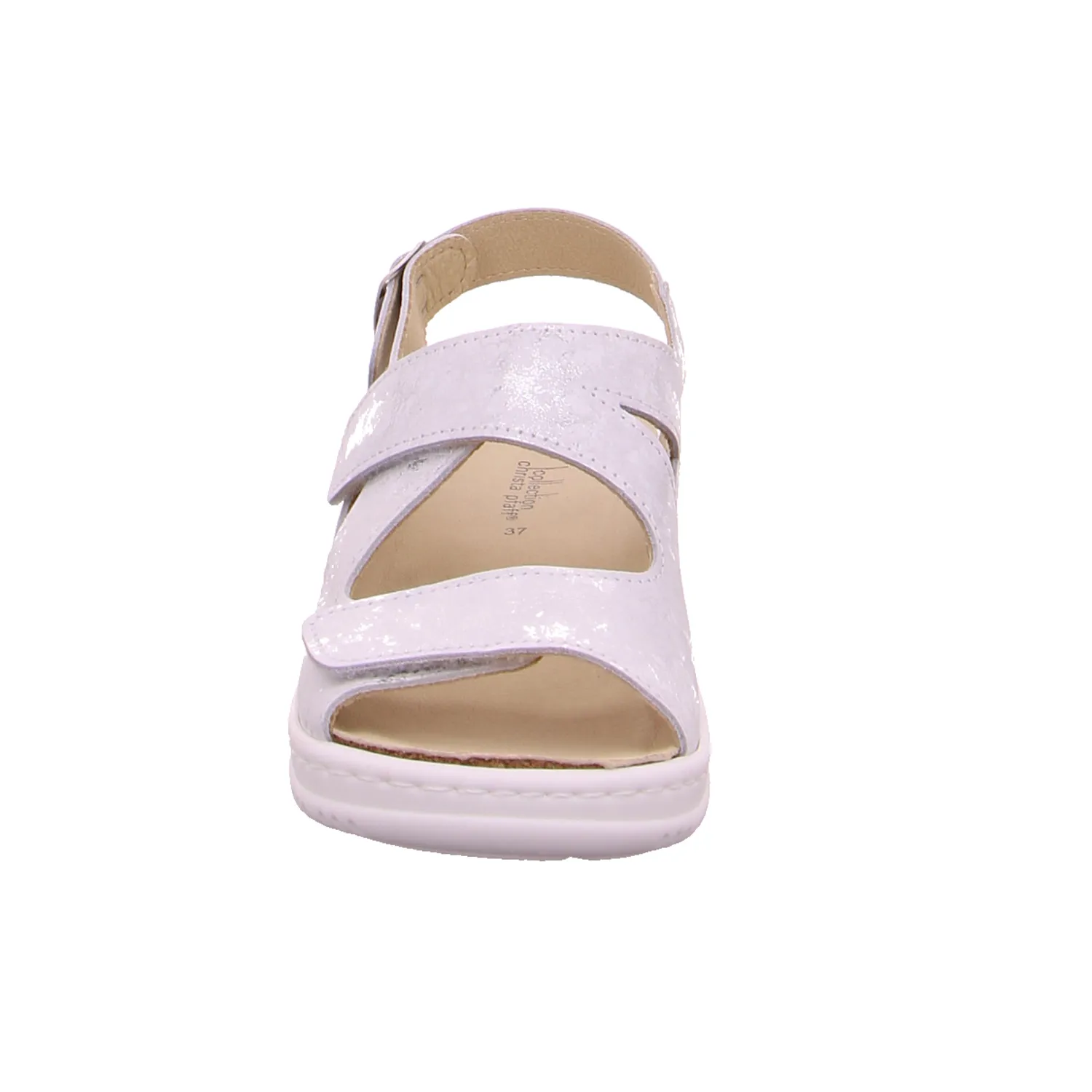 COMFORT LOVER Comfort-Sandalette Weiss Leder COMFORT LOVER Comfort-Sandalette Weiss Leder