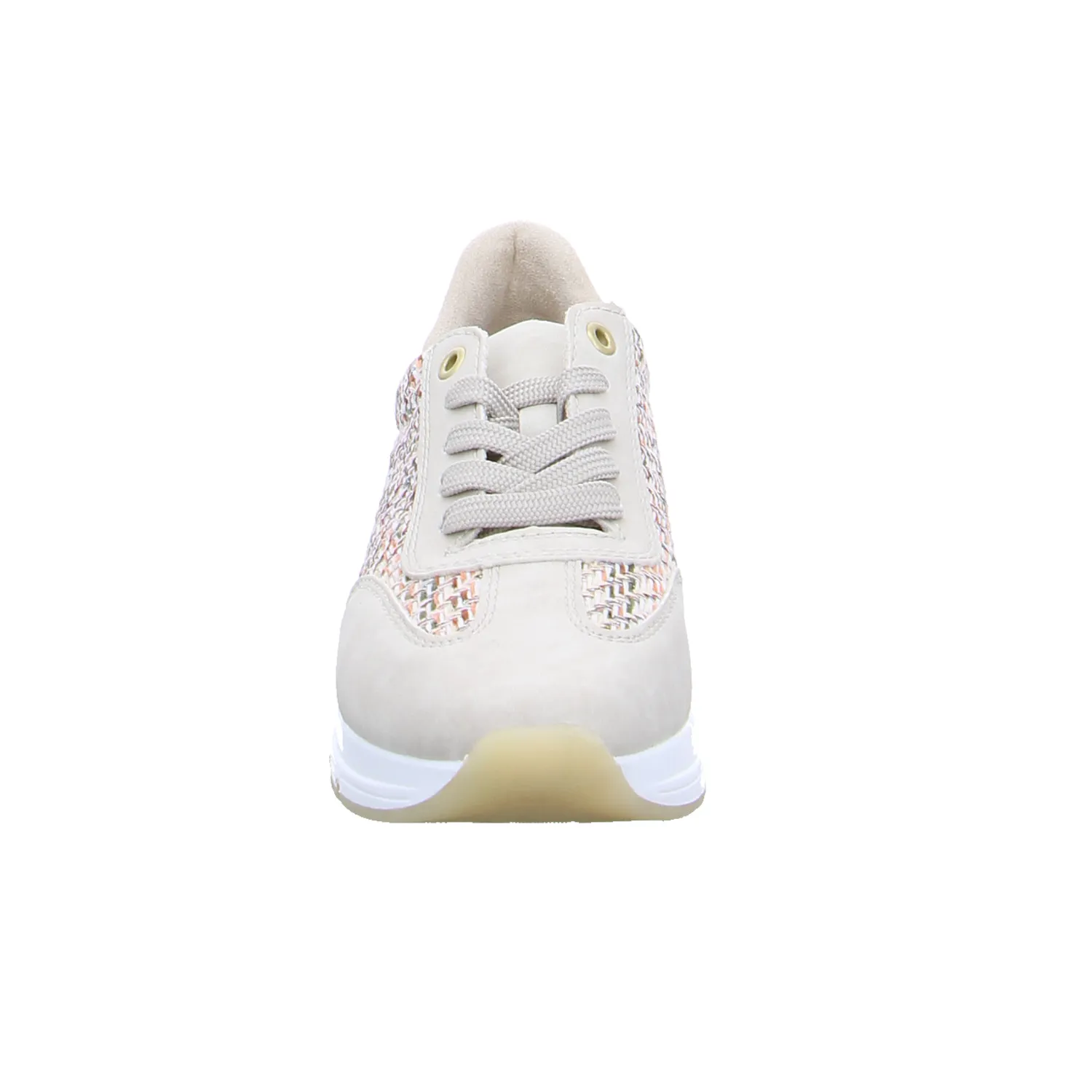 RIEKER Sneaker Beige Lederimitat 