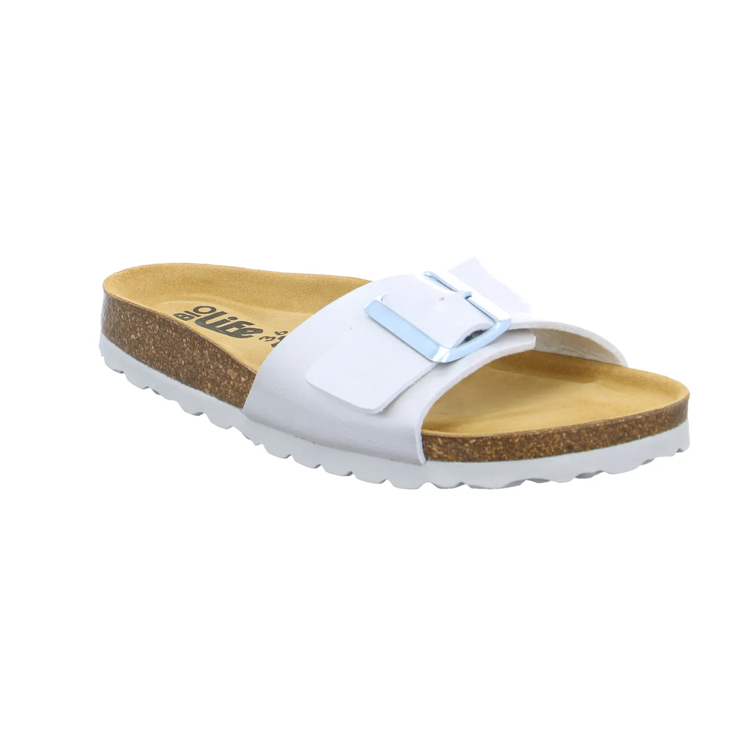 BIOLife mit Lederfussbett Bio-Fussbett Offwhite Lederimitat BIOLife mit Lederfussbett Bio-Fussbett Offwhite Lederimitat