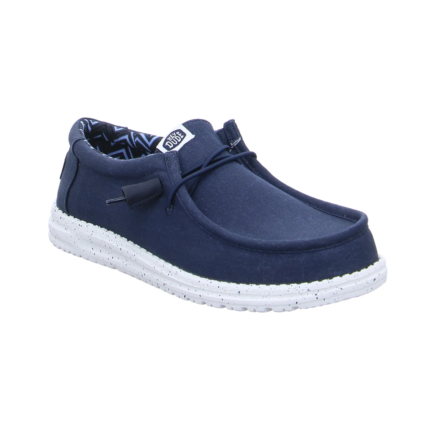 HEY DUDE Halbschuh Blau Textil 