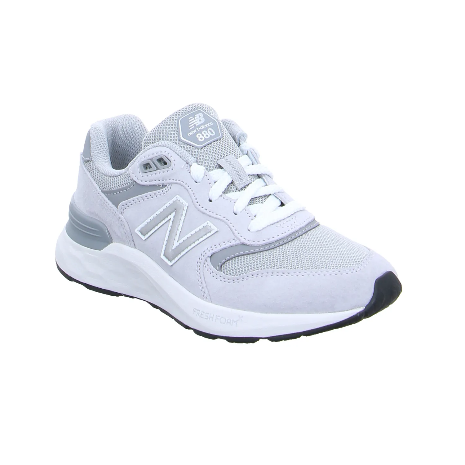 NEW BALANCE WW880712 Training Fitnessschuhe Grau Leder NEW BALANCE WW880712 Training Fitnessschuhe Grau Leder