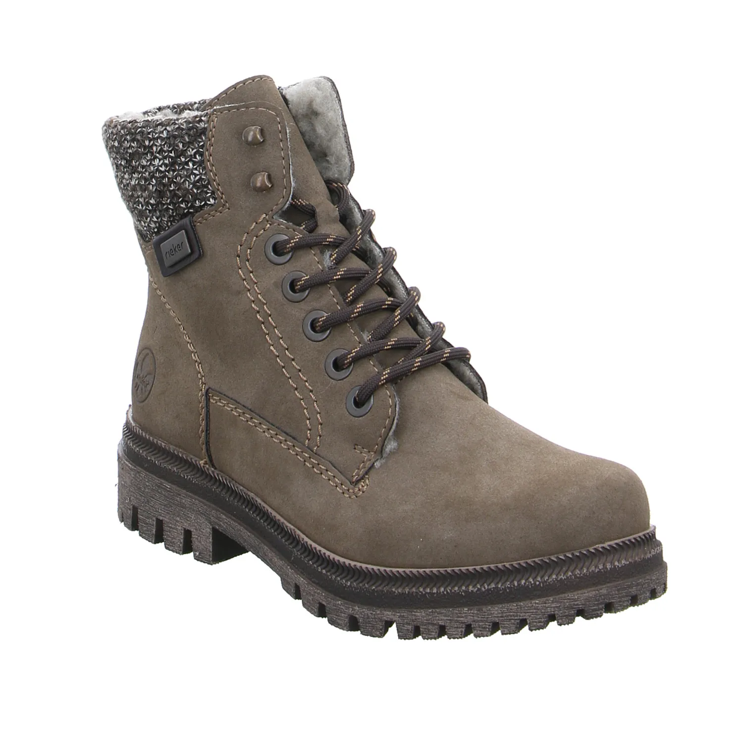 RIEKER Boot Taupe Lederimitat RIEKER Boot Taupe Lederimitat