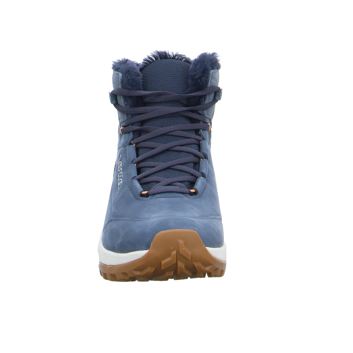 LOWA Snowboots Damen Blau Leder 