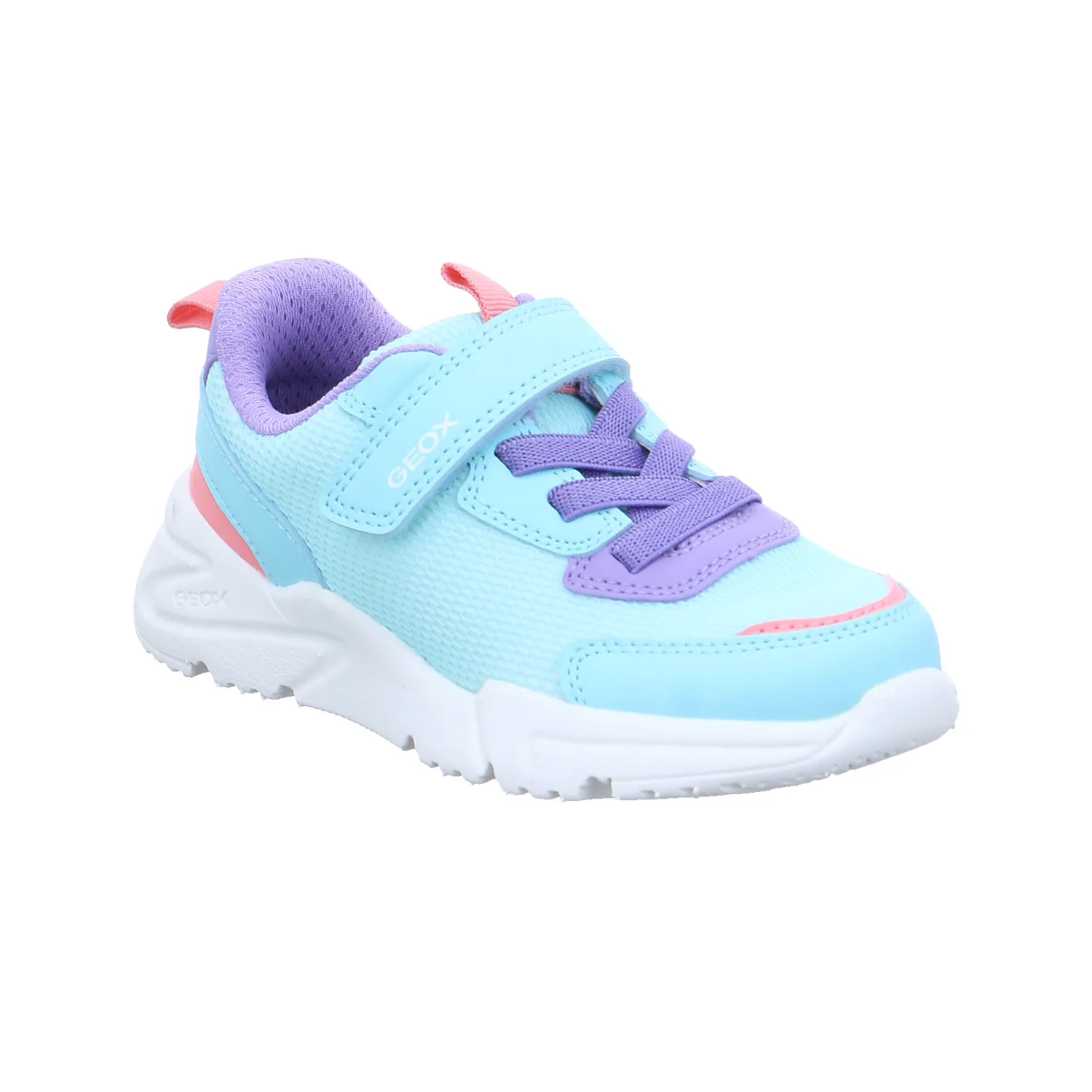 GEOX Sneaker Kleinkinder-Halbschuh Klett Türkis Textil GEOX Sneaker Kleinkinder-Halbschuh Klett Türkis Textil