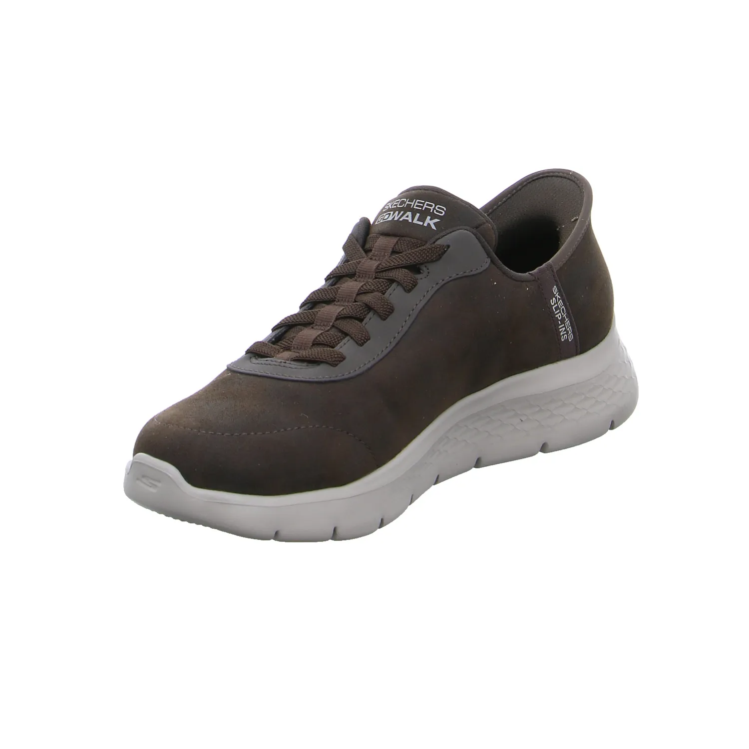 SKECHERS Halbschuhe Sneaker Braun Lederimitat 