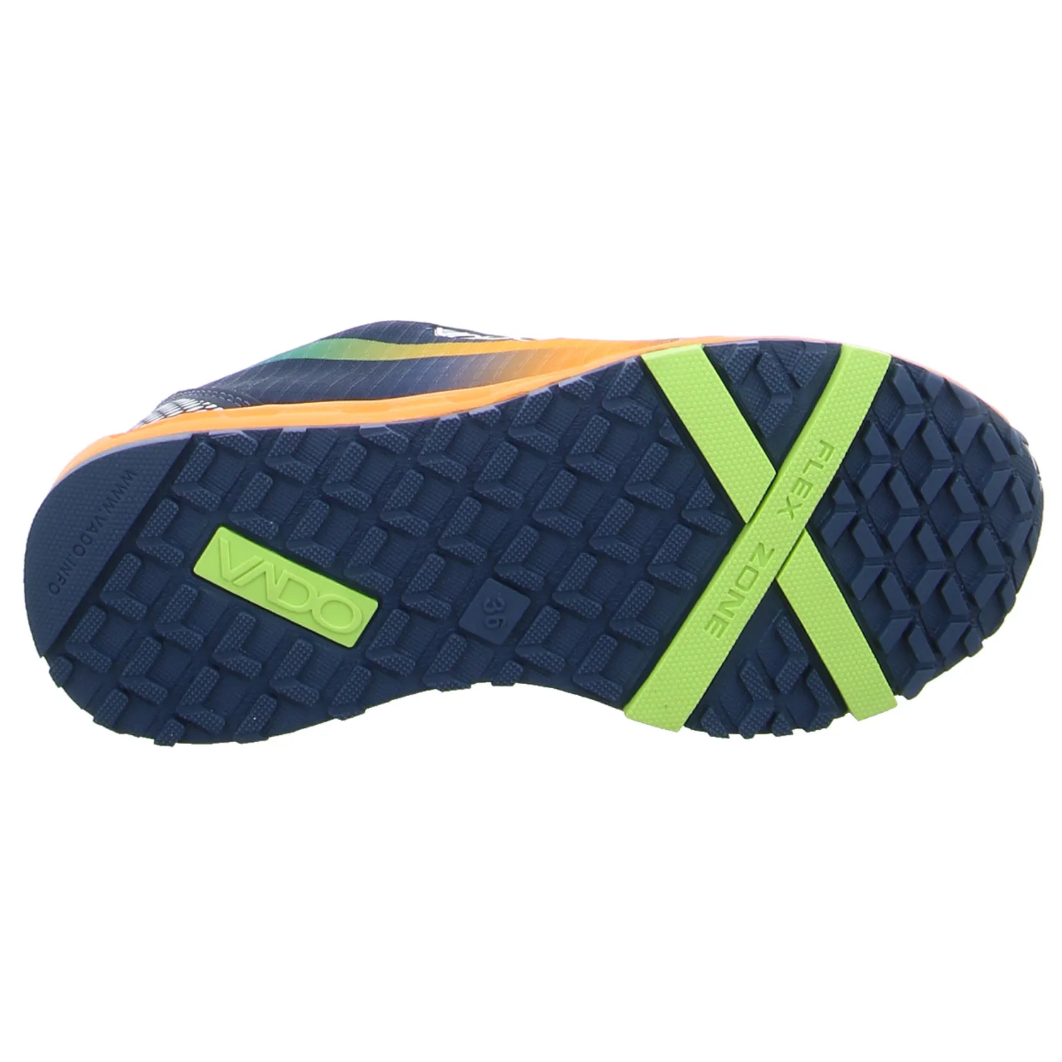 VADO Sneaker Outdoor Jungen-Halbschuh Binder Blau Textil VADO Sneaker Outdoor Jungen-Halbschuh Binder Blau Textil