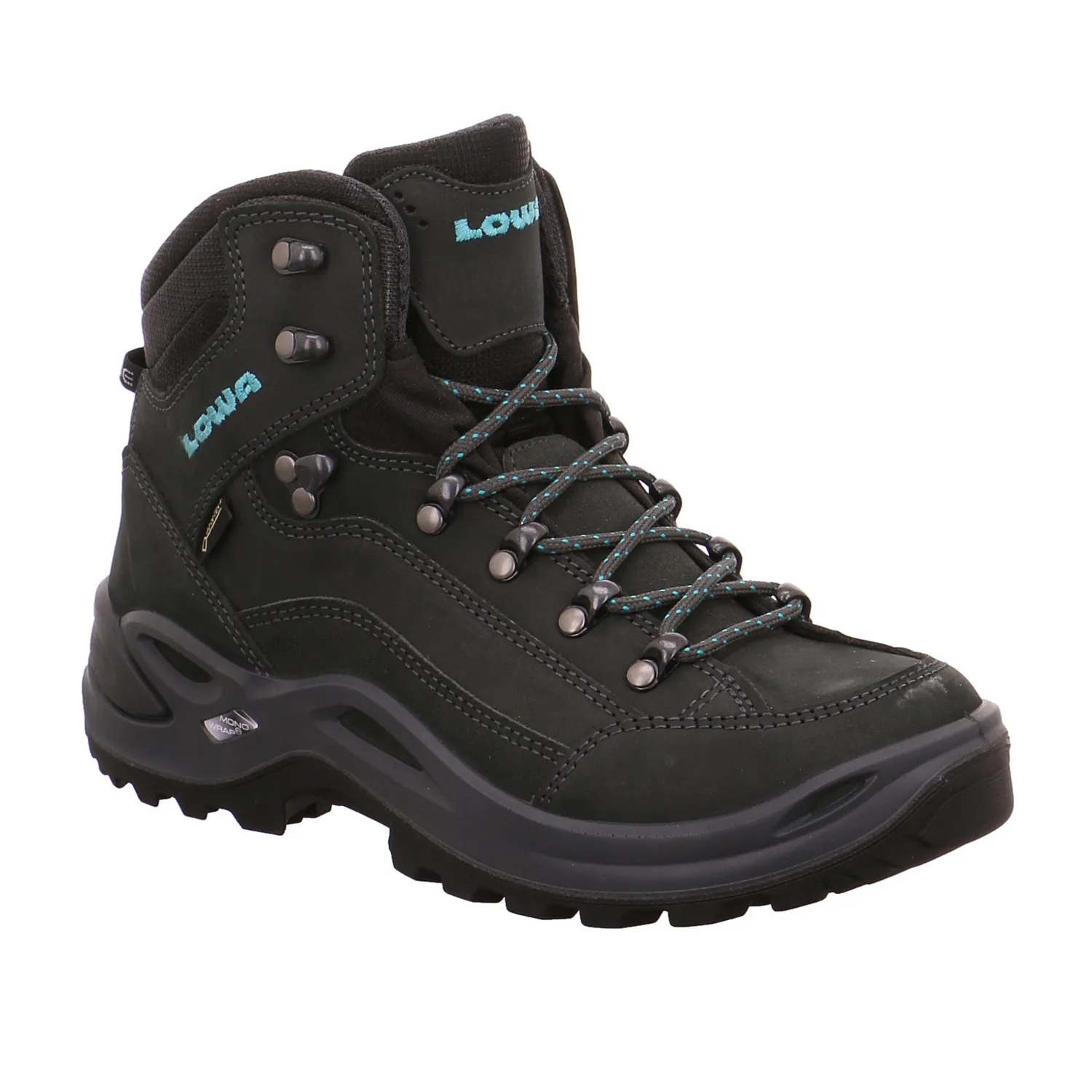 LOWA Gore-Tex Wander- Bergschuh Damen Grau Leder LOWA Gore-Tex Wander- Bergschuh Damen Grau Leder