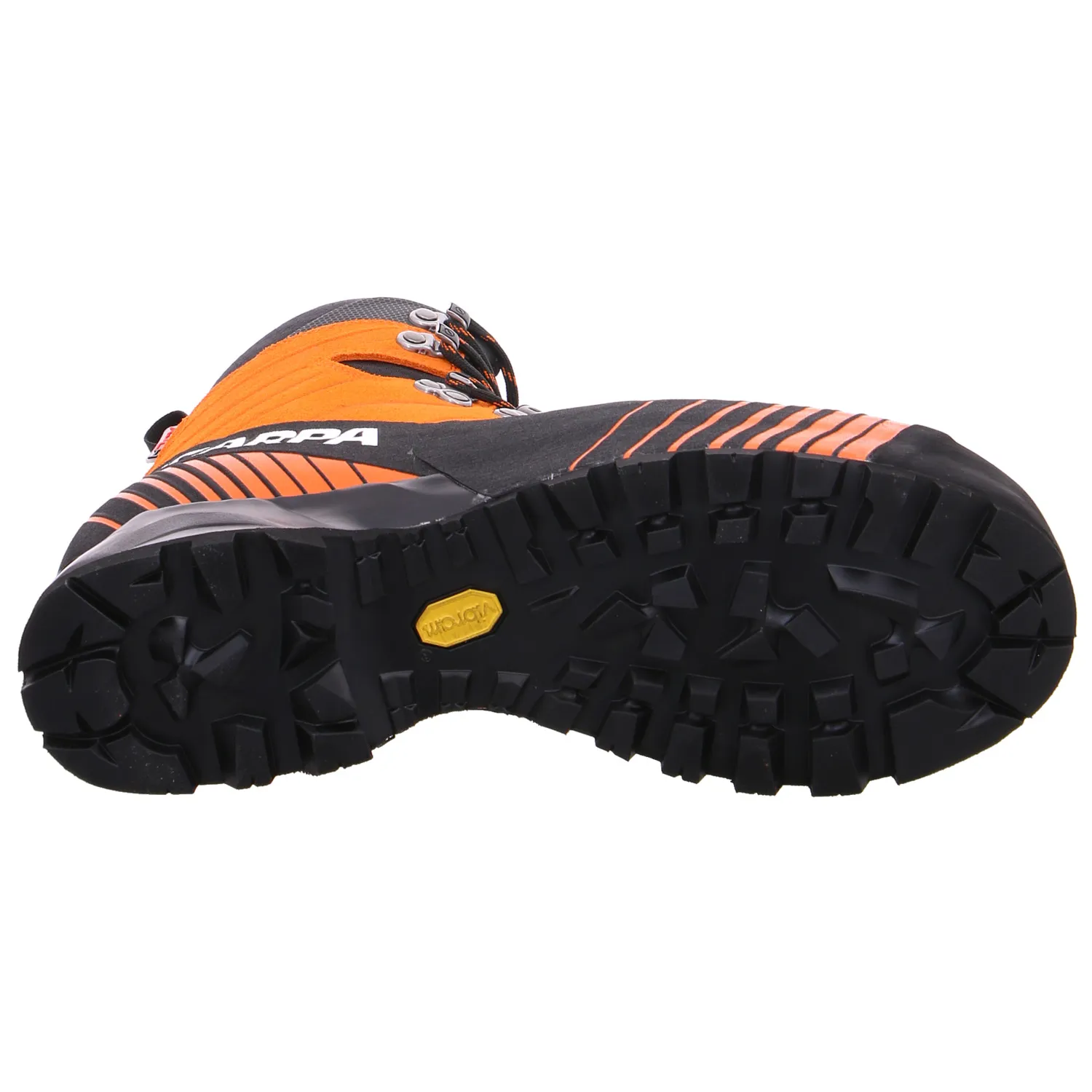 SCARPA Bergschuhe Orange Leder SCARPA Bergschuhe Orange Leder